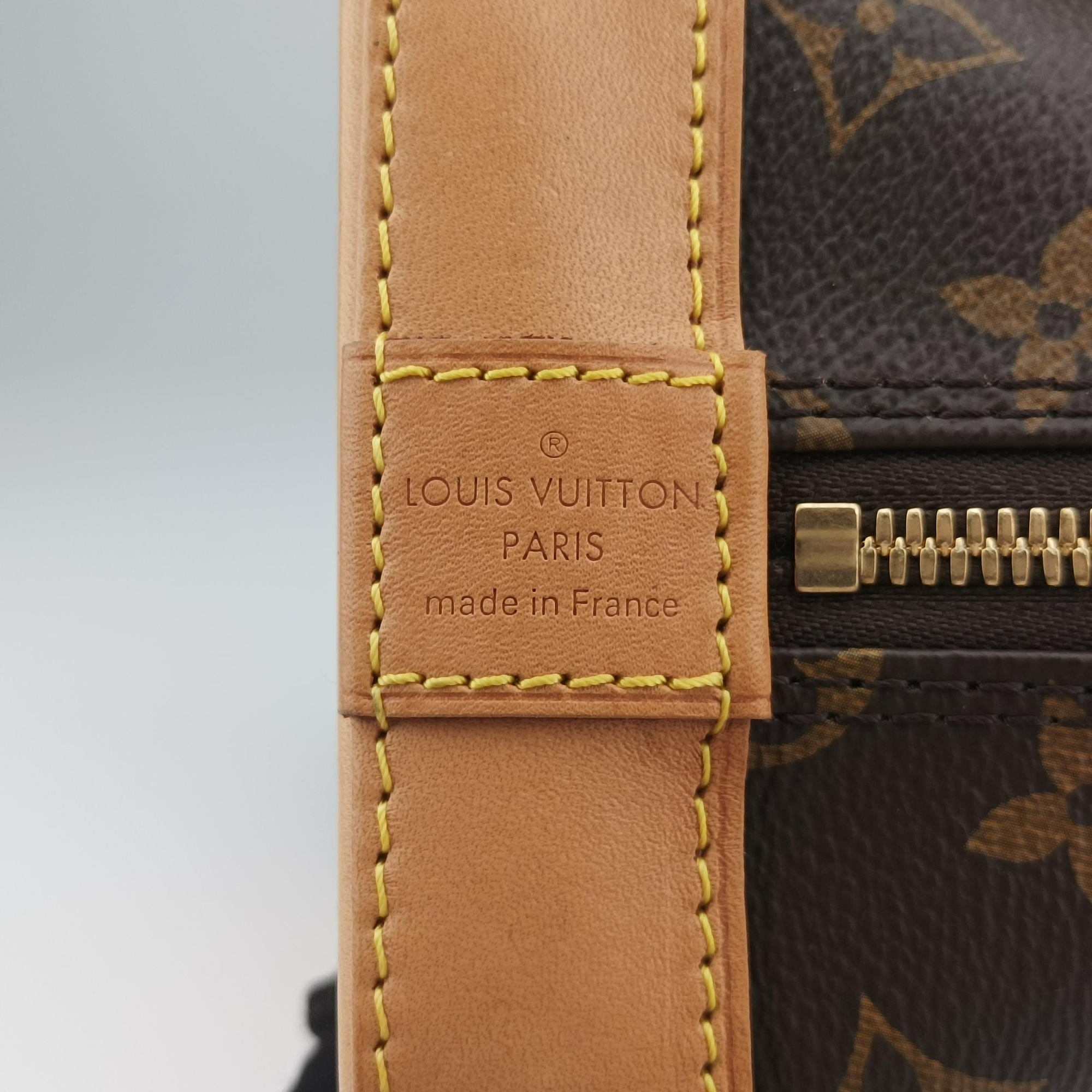 Vintage Louis Vuitton Alma PM Brown Monogram Canvas×calf leather M53151 handbag | stylenewstar