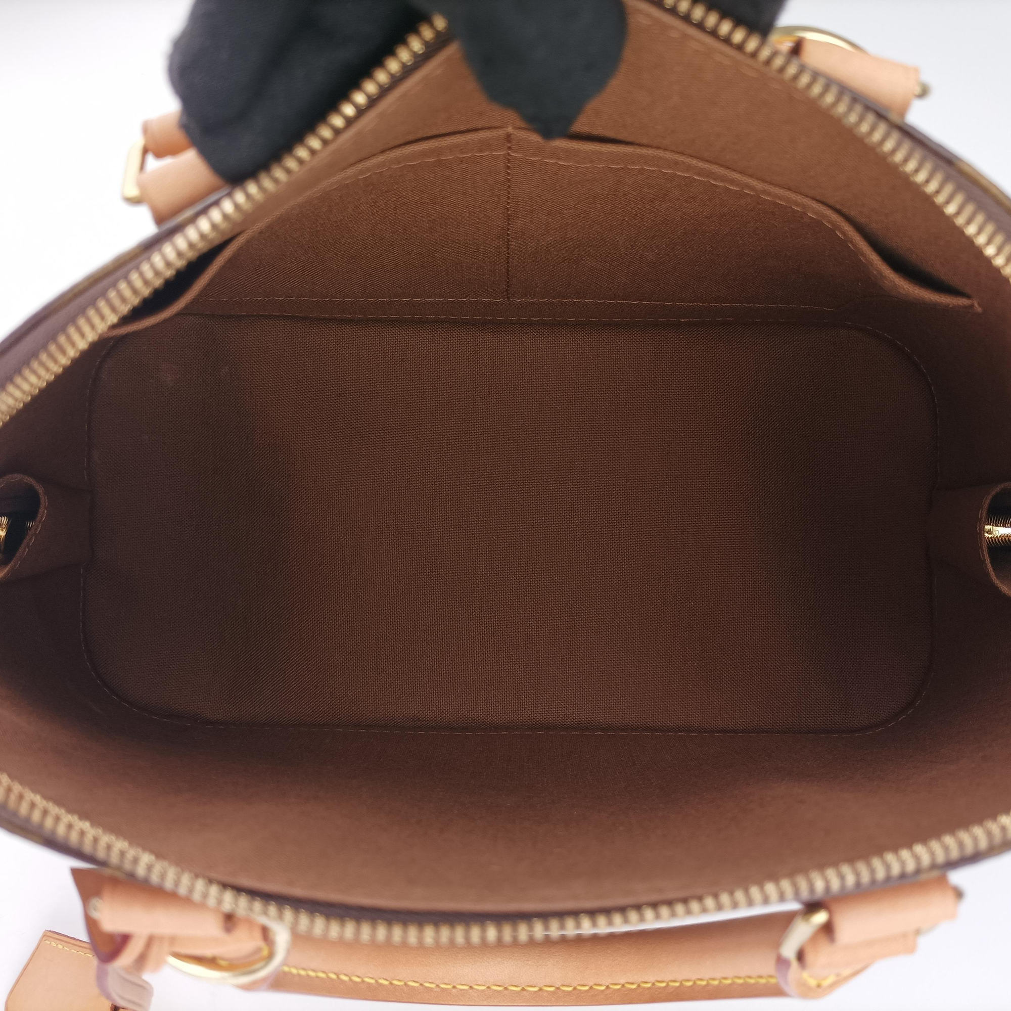 Vintage Louis Vuitton Alma PM Brown Monogram Canvas×calf leather M53151 handbag | stylenewstar