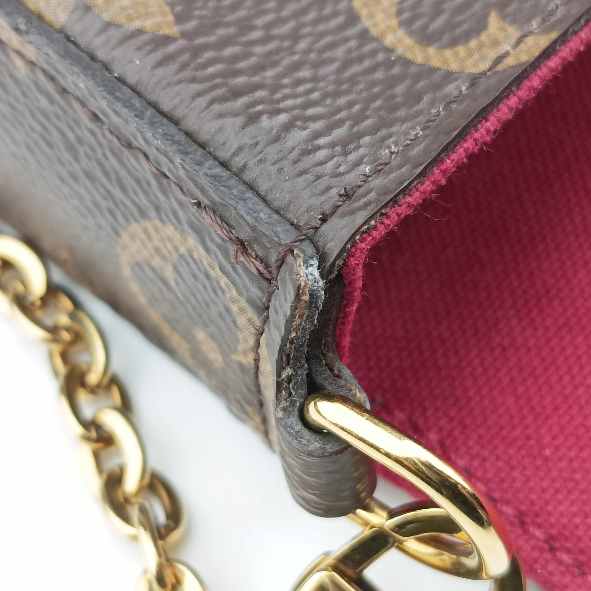 Secondhand Louis Vuitton Pochette Felicie Brown Monogram Canvas M61276 shoulderbag | stylenewstar