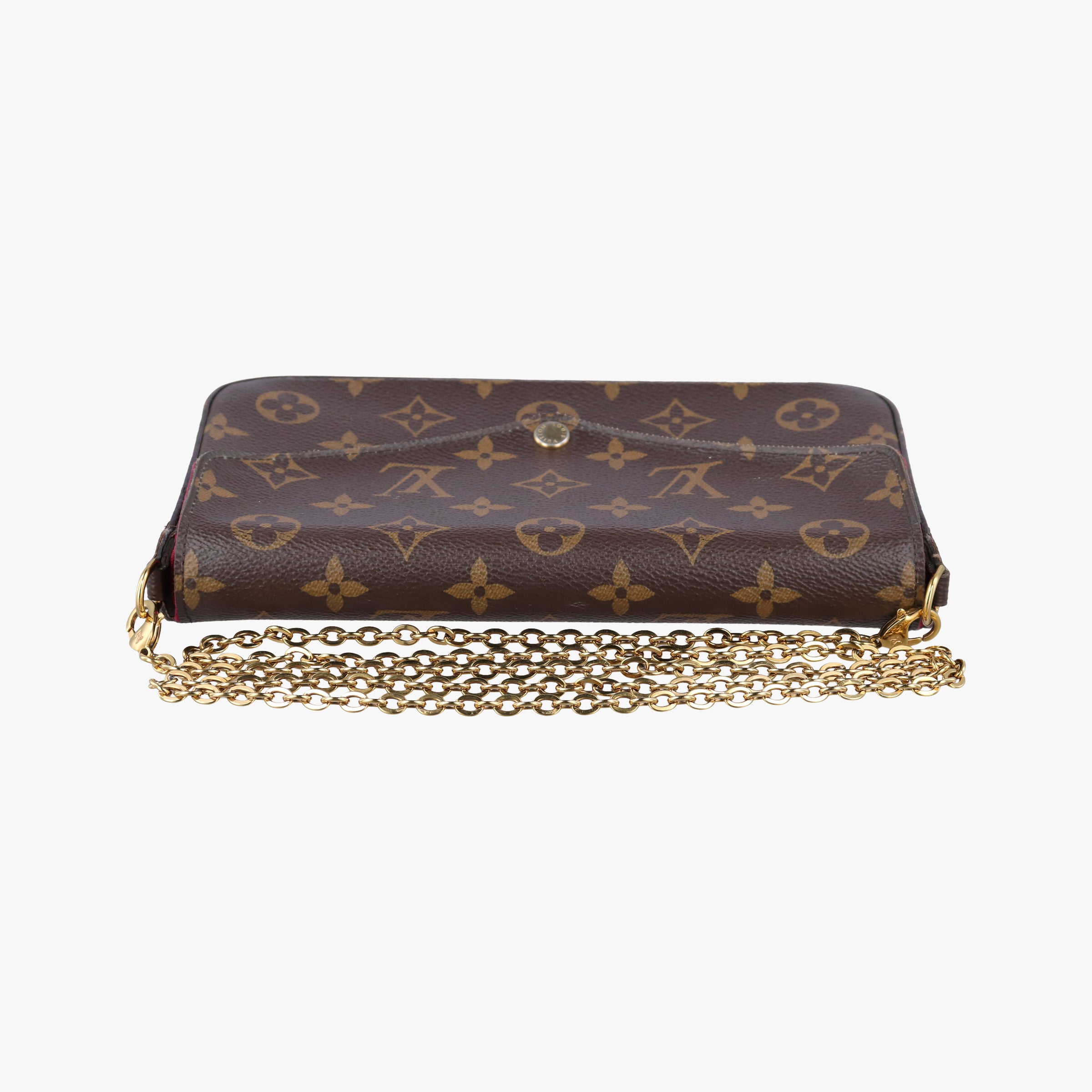 Secondhand Louis Vuitton Pochette Felicie Brown Monogram Canvas M61276 shoulderbag | stylenewstar