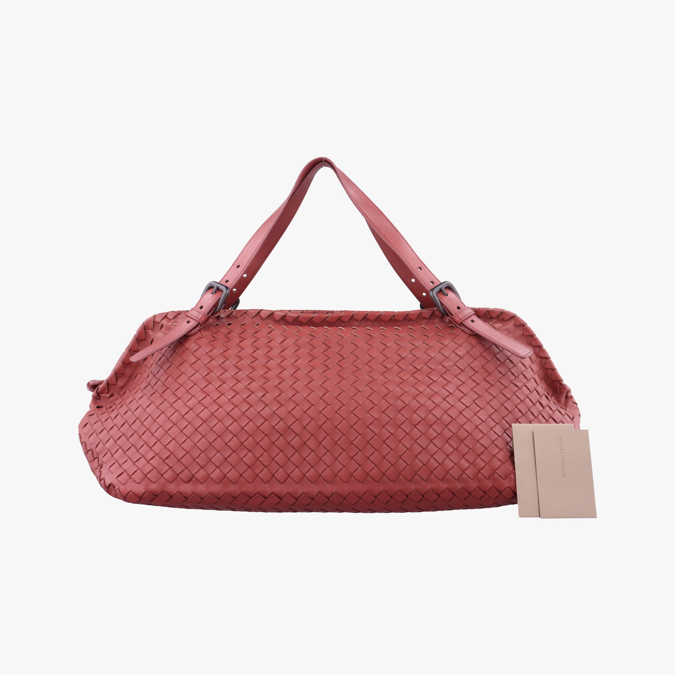 Pre-owned Bottega Veneta Intrecciato Pink lambskin  handbag | stylenewstar