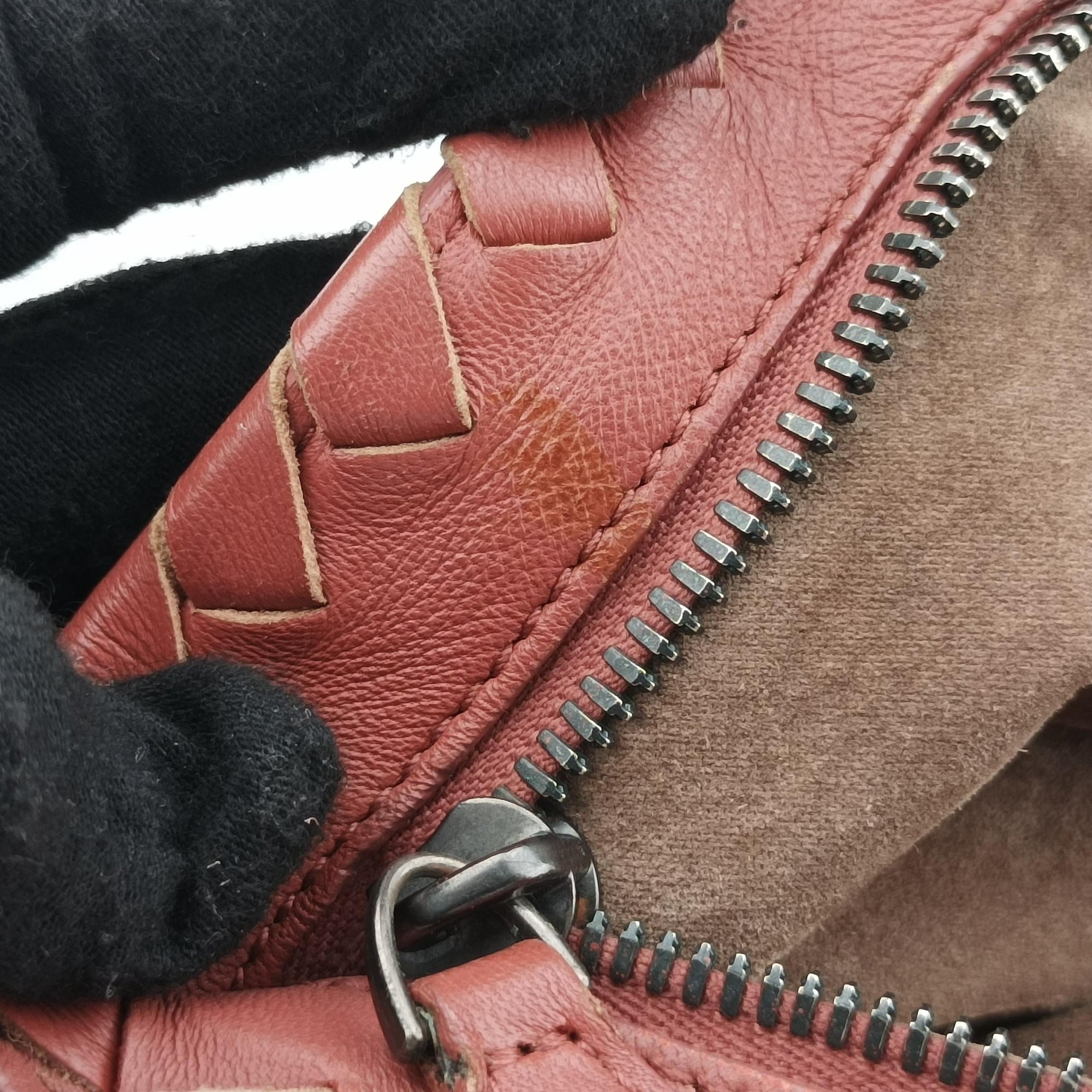 Pre-owned Bottega Veneta Intrecciato Pink lambskin  handbag | stylenewstar