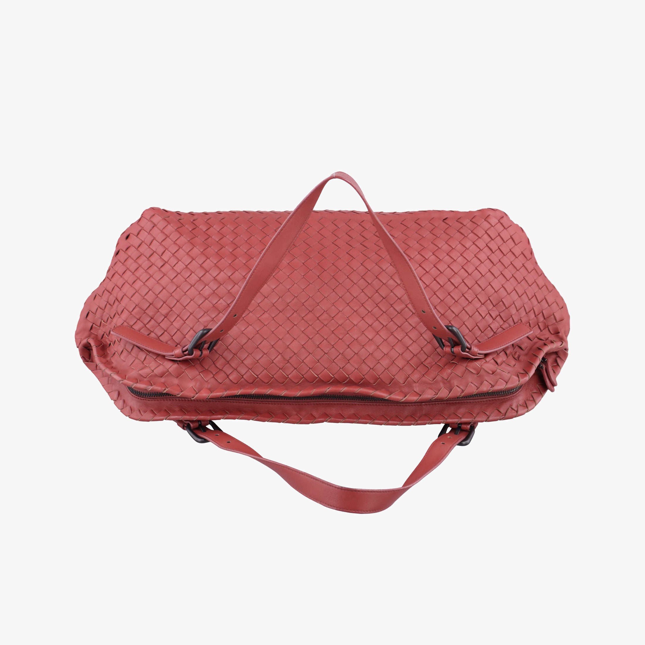 Pre-owned Bottega Veneta Intrecciato Pink lambskin  handbag | stylenewstar
