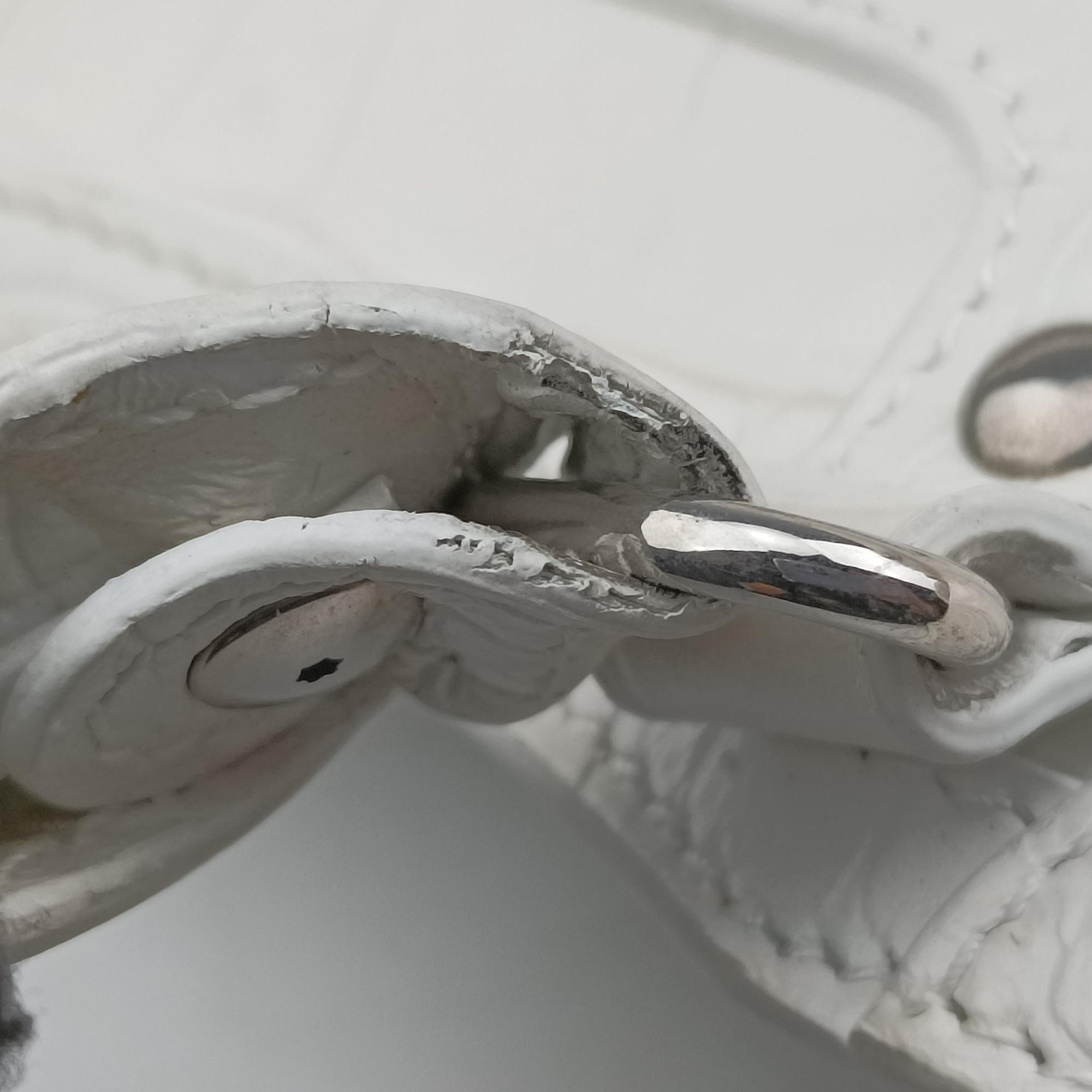 Pre-owned Balenciaga Neo Cagole XS White Leather  shoulderbag | stylenewstar