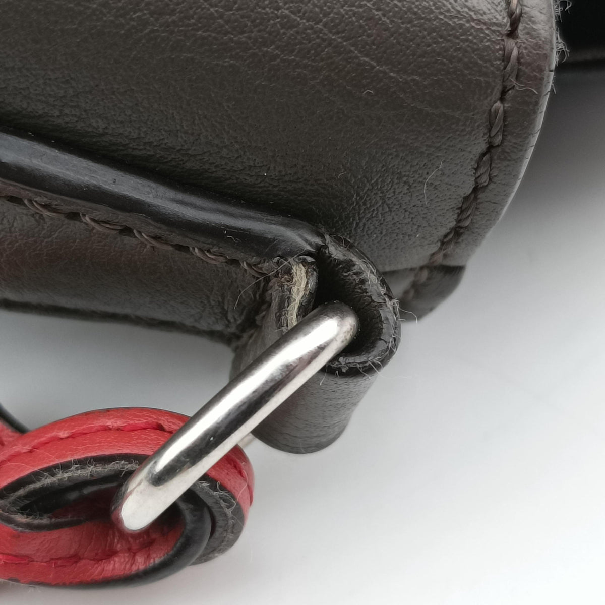 Secondhand Fendi By The Way Gray × Blue × White Leather 8BL124 shoulderbag | stylenewstar