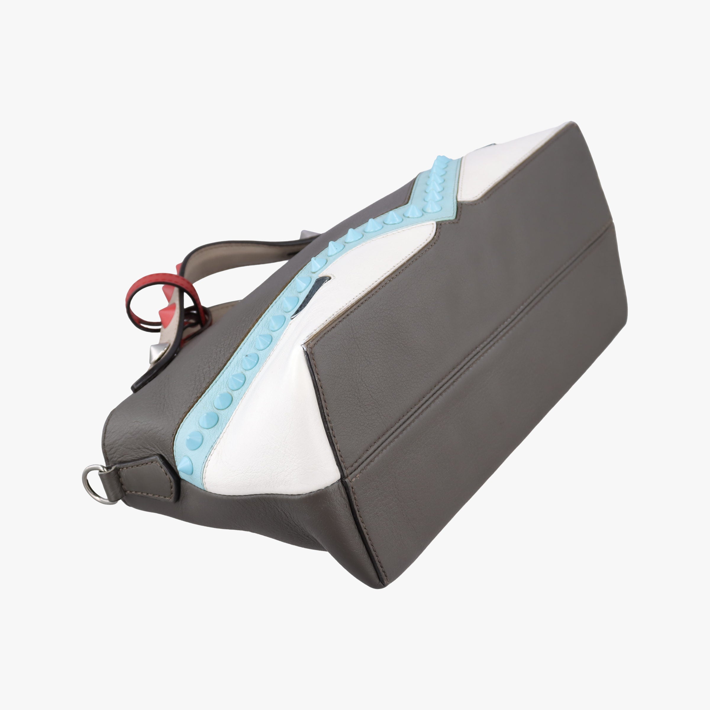 Secondhand Fendi By The Way Gray × Blue × White Leather 8BL124 shoulderbag | stylenewstar