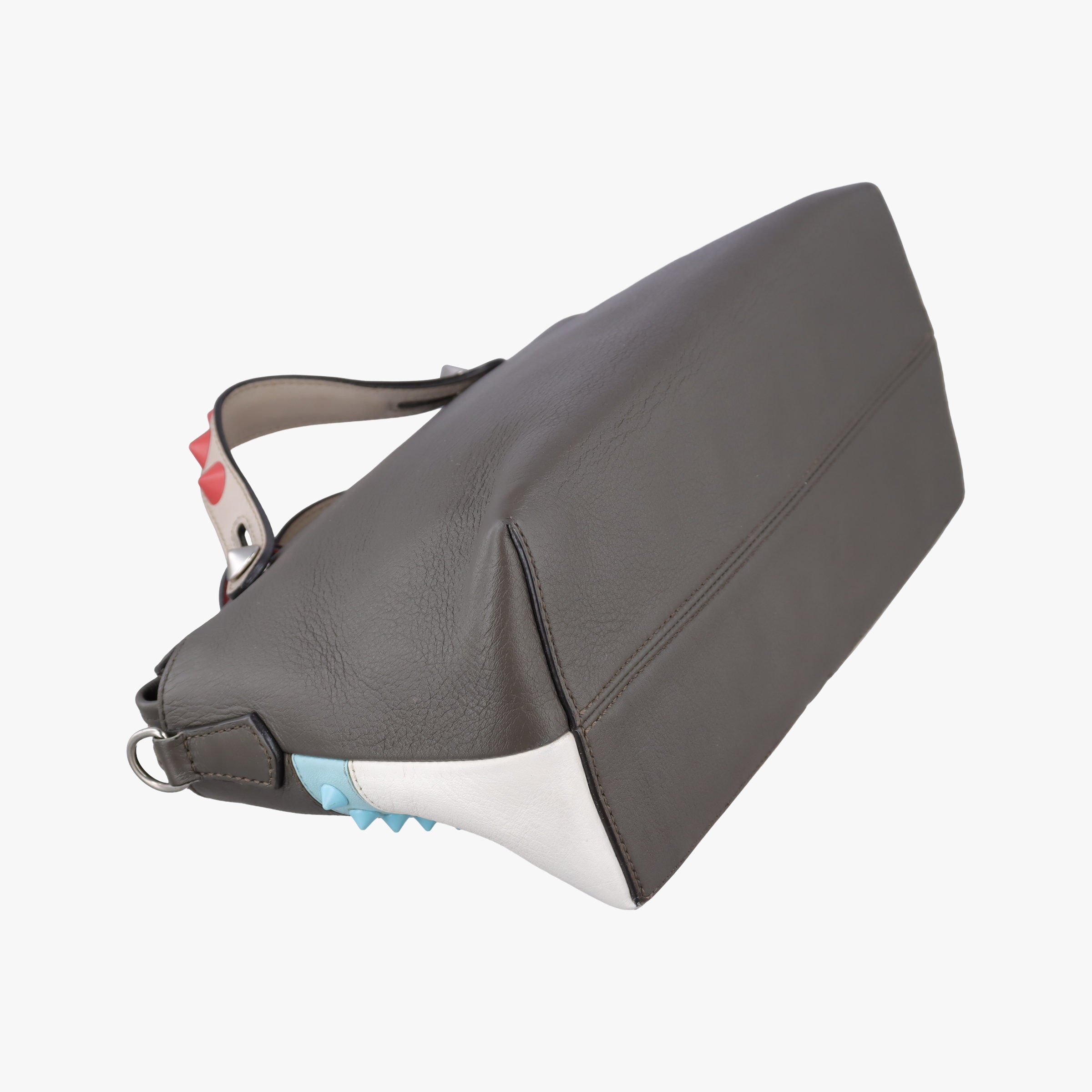 Secondhand Fendi By The Way Gray × Blue × White Leather 8BL124 shoulderbag | stylenewstar