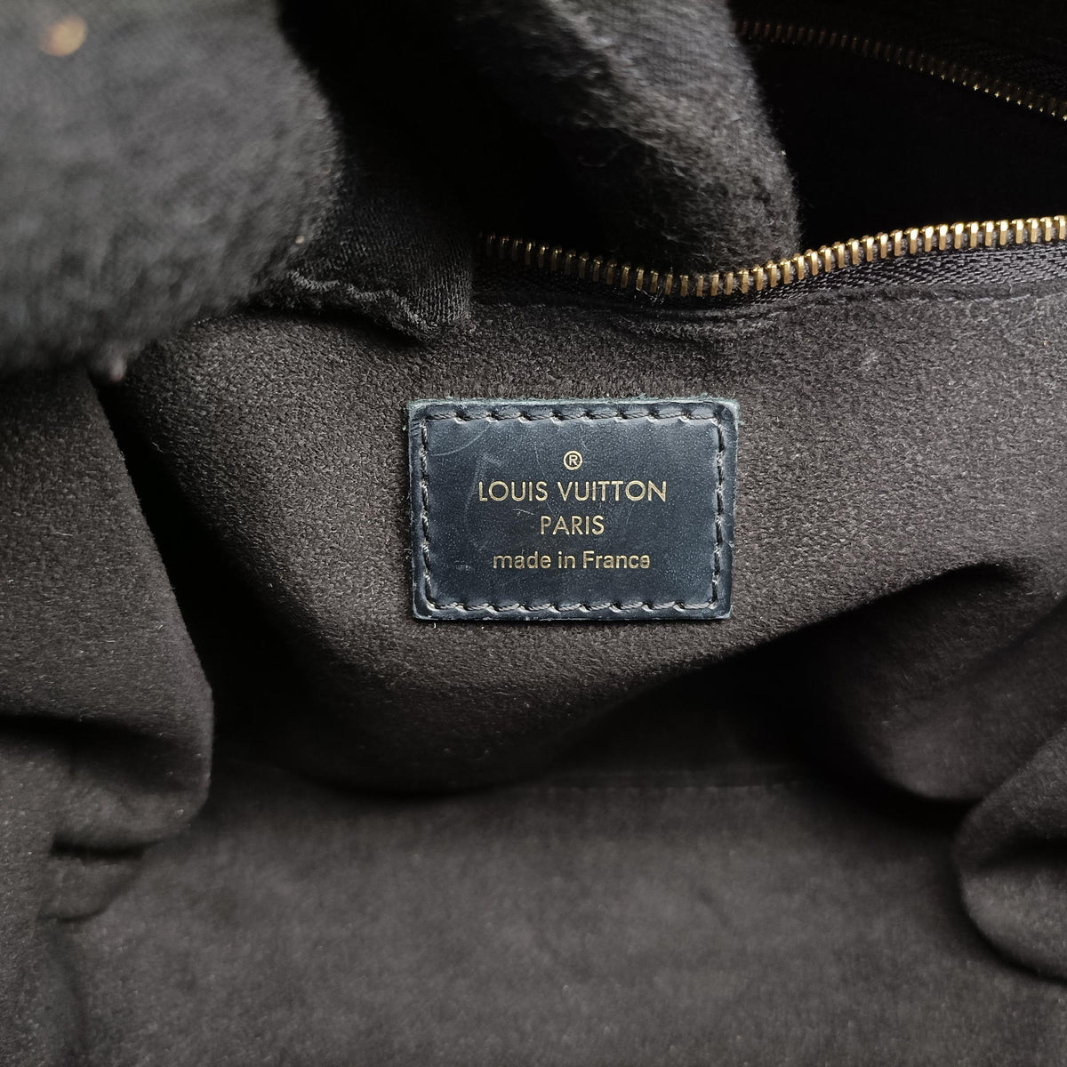 Pre-owned Louis Vuitton One-handle Flap MM brown×black Monogram Canvas×calf leather M43125 handbag | stylenewstar
