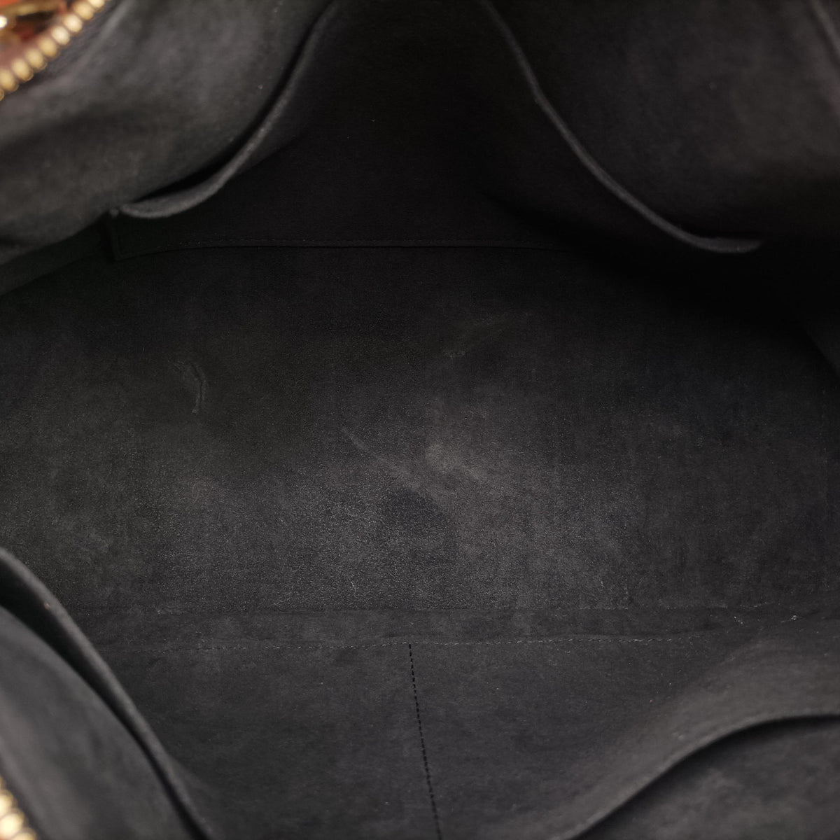 Pre-owned Louis Vuitton V TOTE BB brown MARRON×BLACK Monogram Canvas×calf leather M43948 shoulderbag | stylenewstar