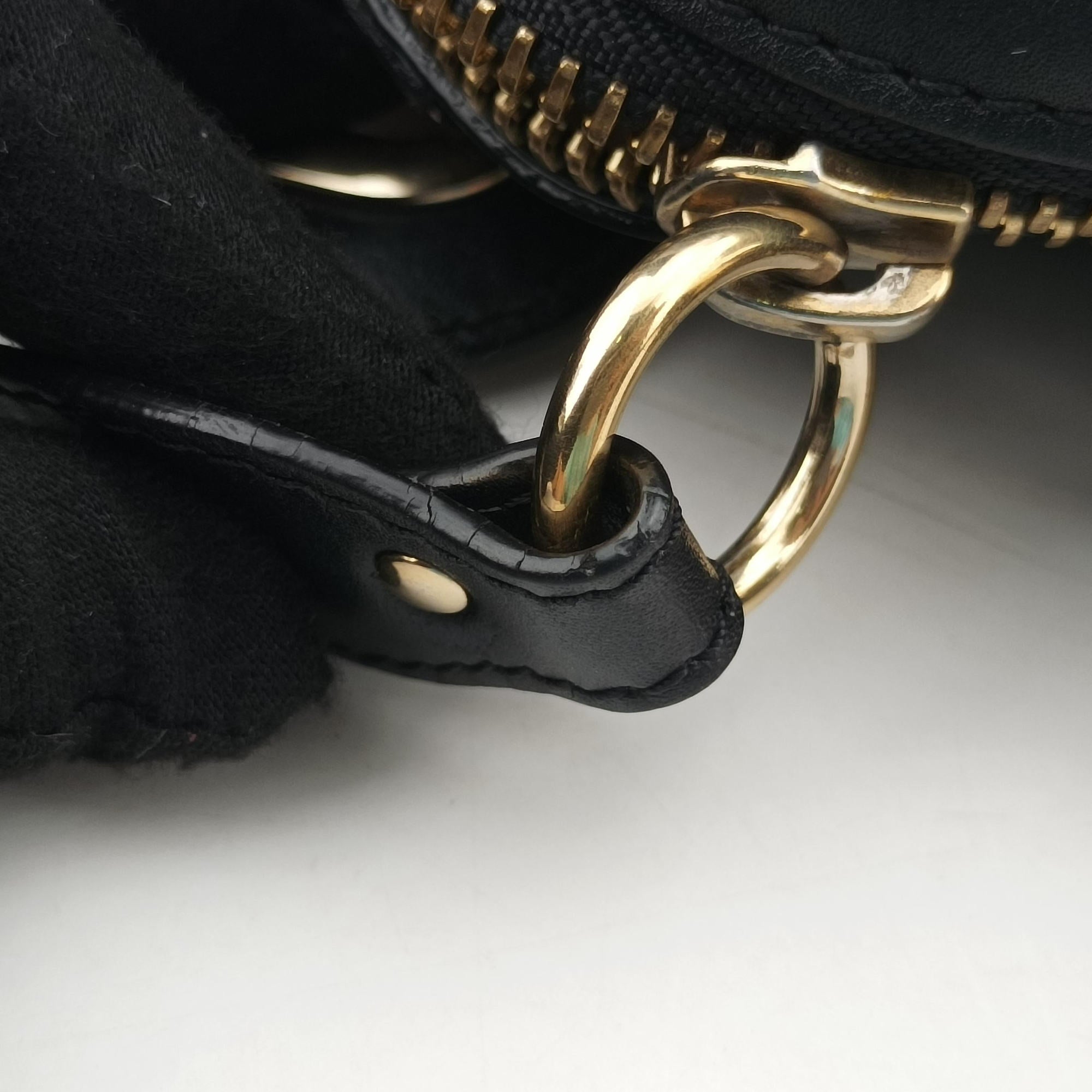 Pre-owned Chloe Paraty Black Leather  shoulderbag | stylenewstar