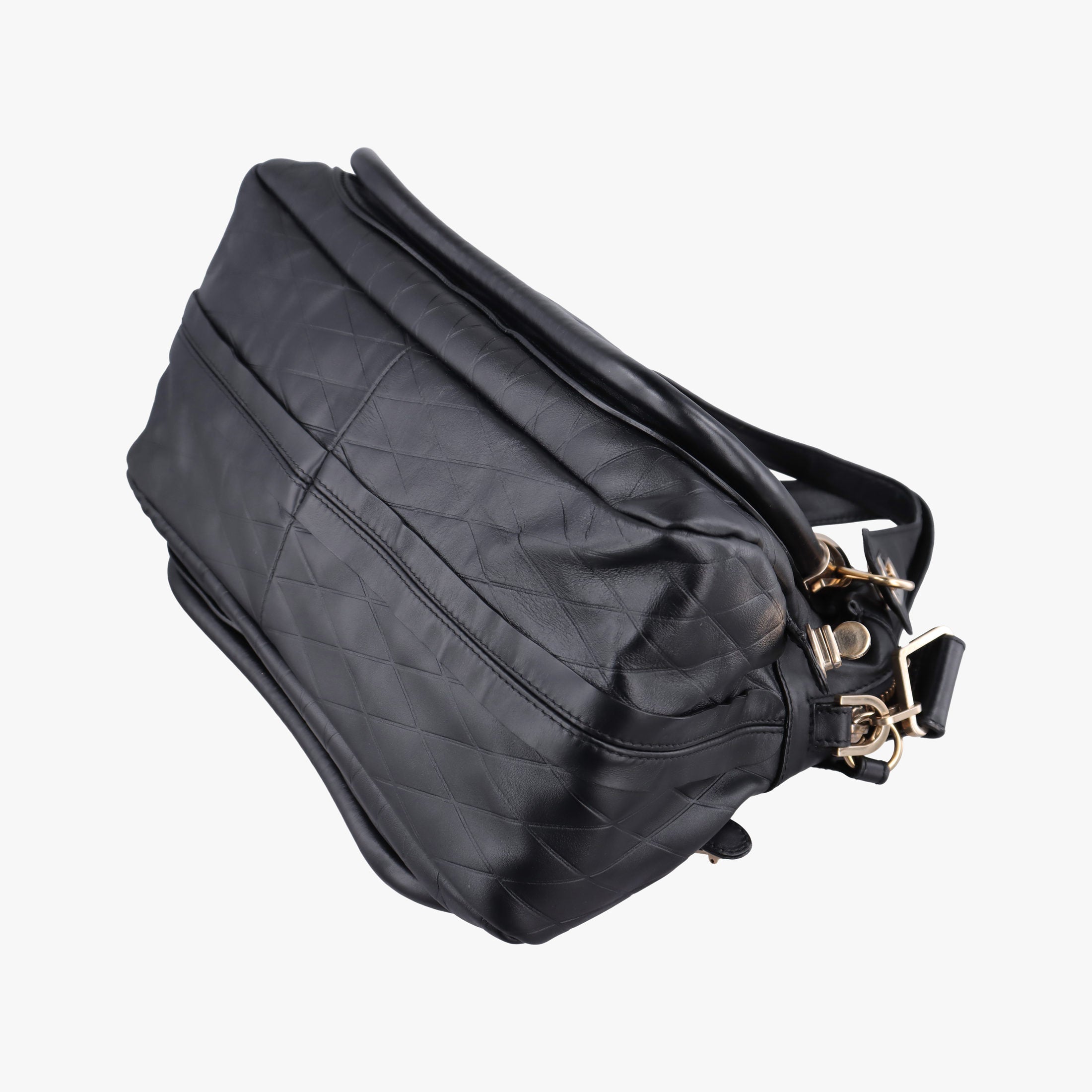 Pre-owned Chloe Paraty Black Leather  shoulderbag | stylenewstar
