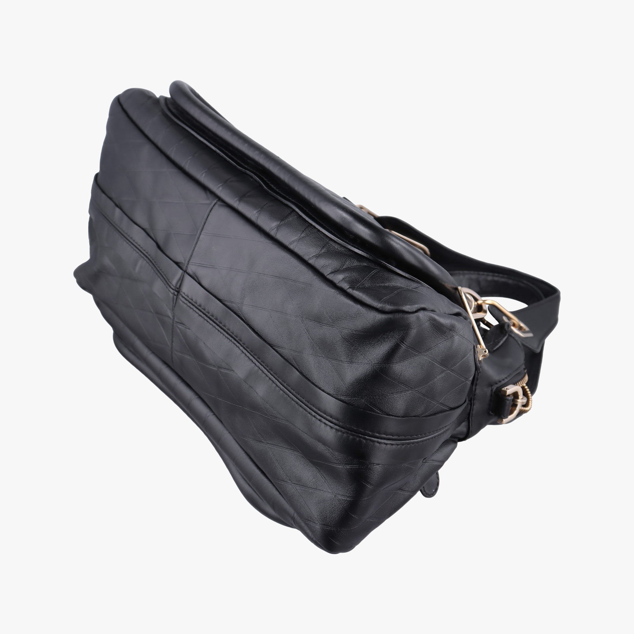 Pre-owned Chloe Paraty Black Leather  shoulderbag | stylenewstar