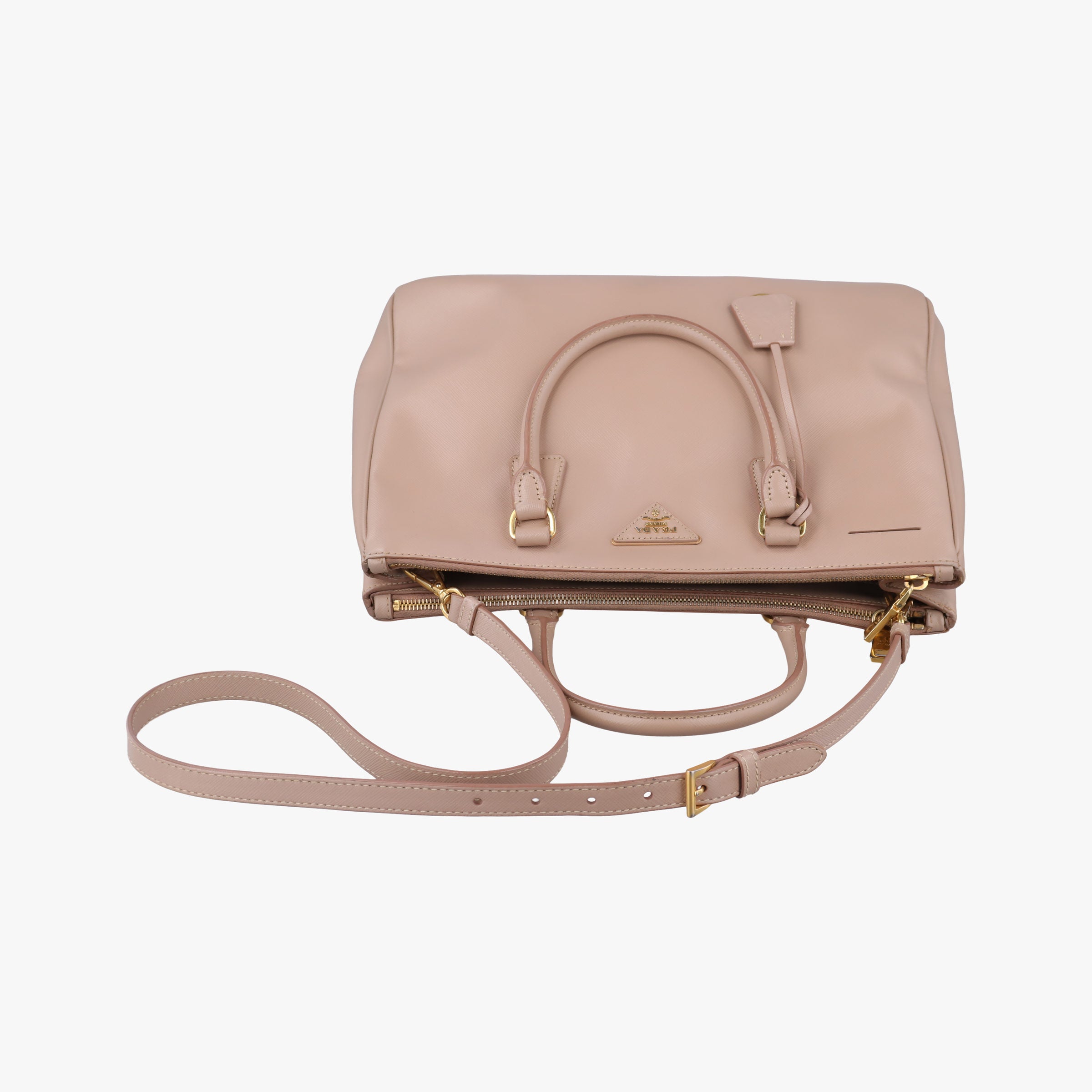 Secondhand Prada Galleria Pink SAFFIANO Leather BN1786 shoulderbag | stylenewstar