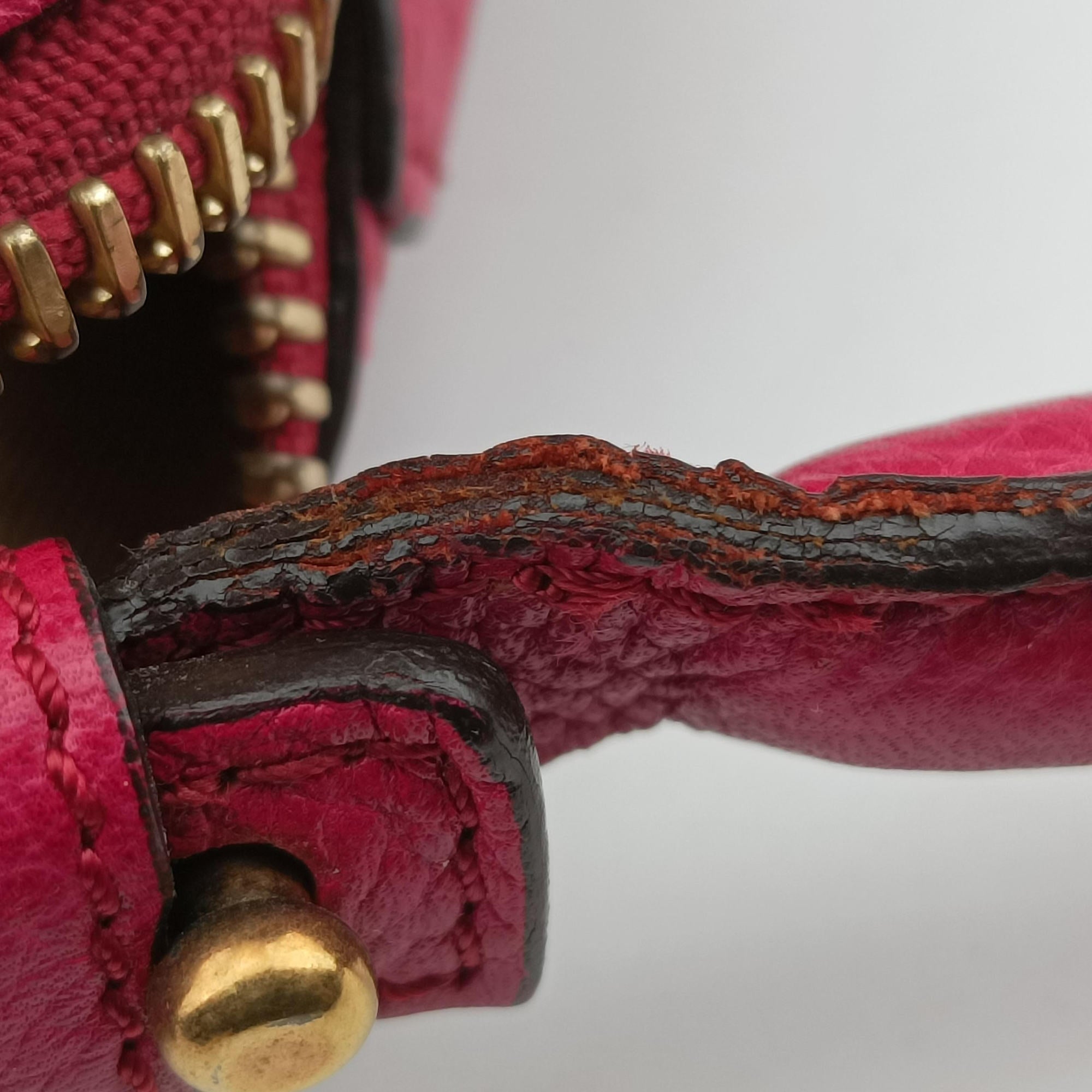 Pre-owned Chloe Paraty Red Leather  shoulderbag | stylenewstar