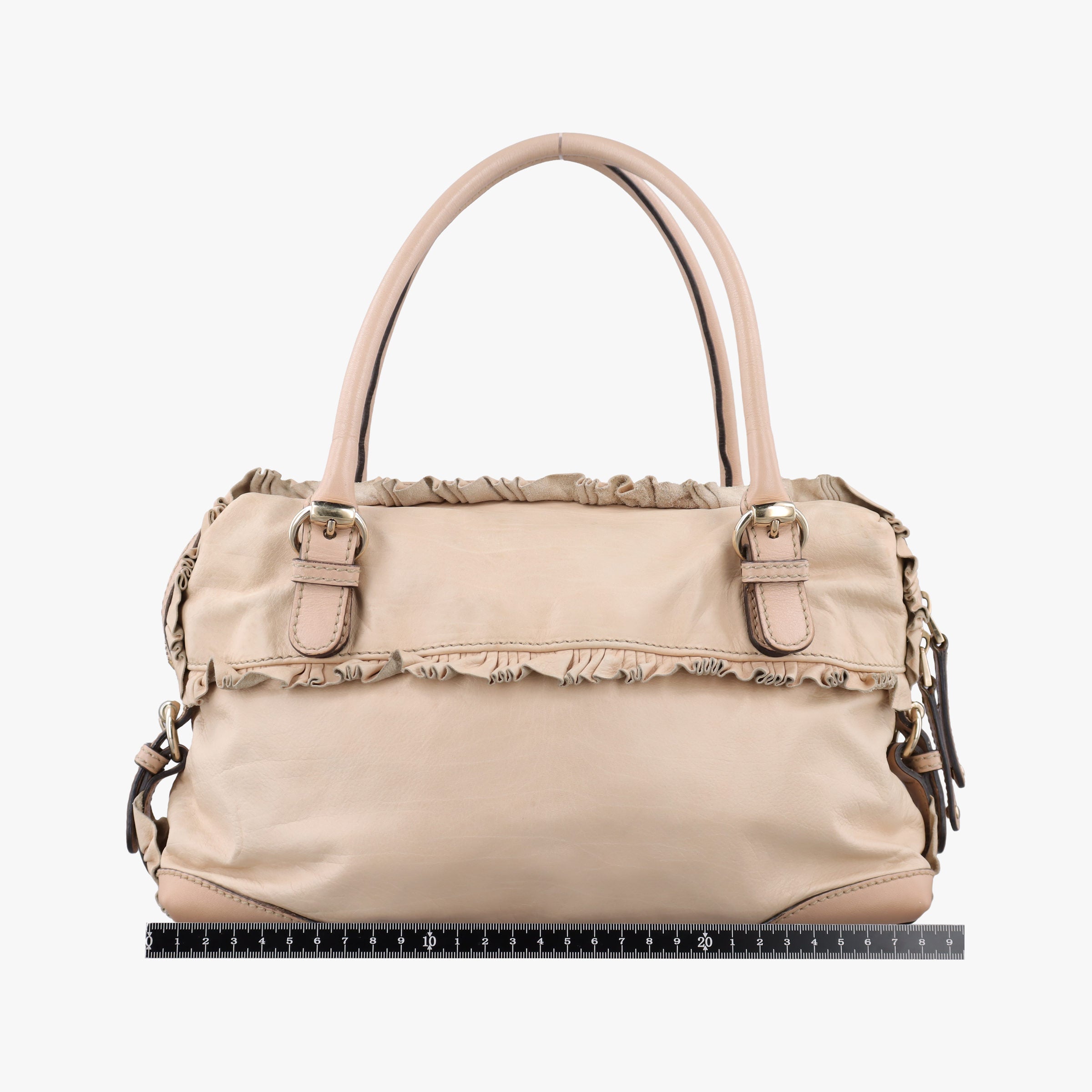 Vintage Gucci Sabrina Boston Beige Leather 189848 handbag | stylenewstar