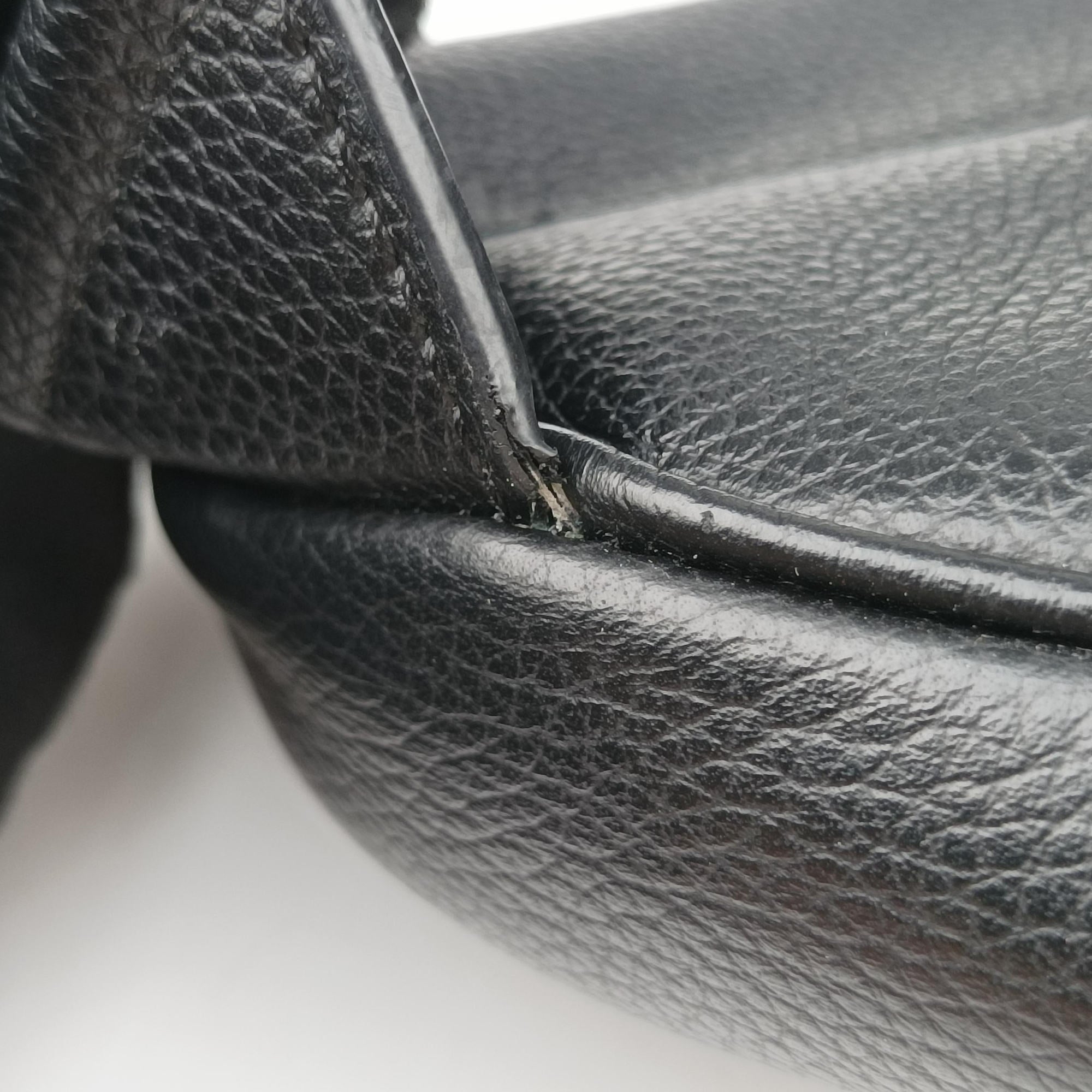 Pre-owned Christian Dior Saddle Black Leather  crossbodybag | stylenewstar