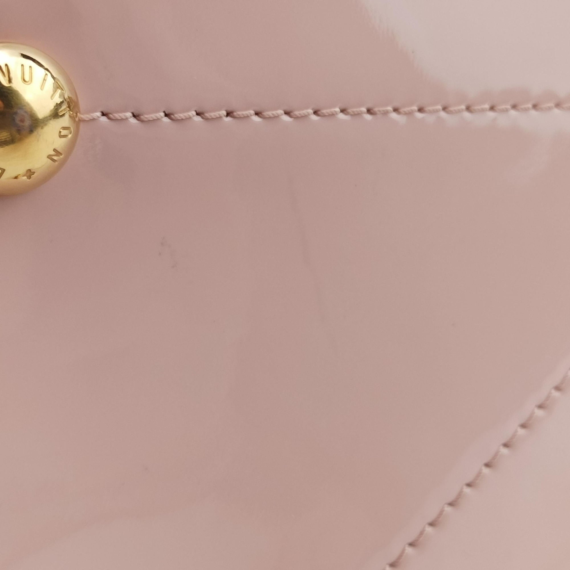 Pre-owned Louis Vuitton Tote Miroir Rose Ballerine Vernis M54639 shoulderbag | stylenewstar