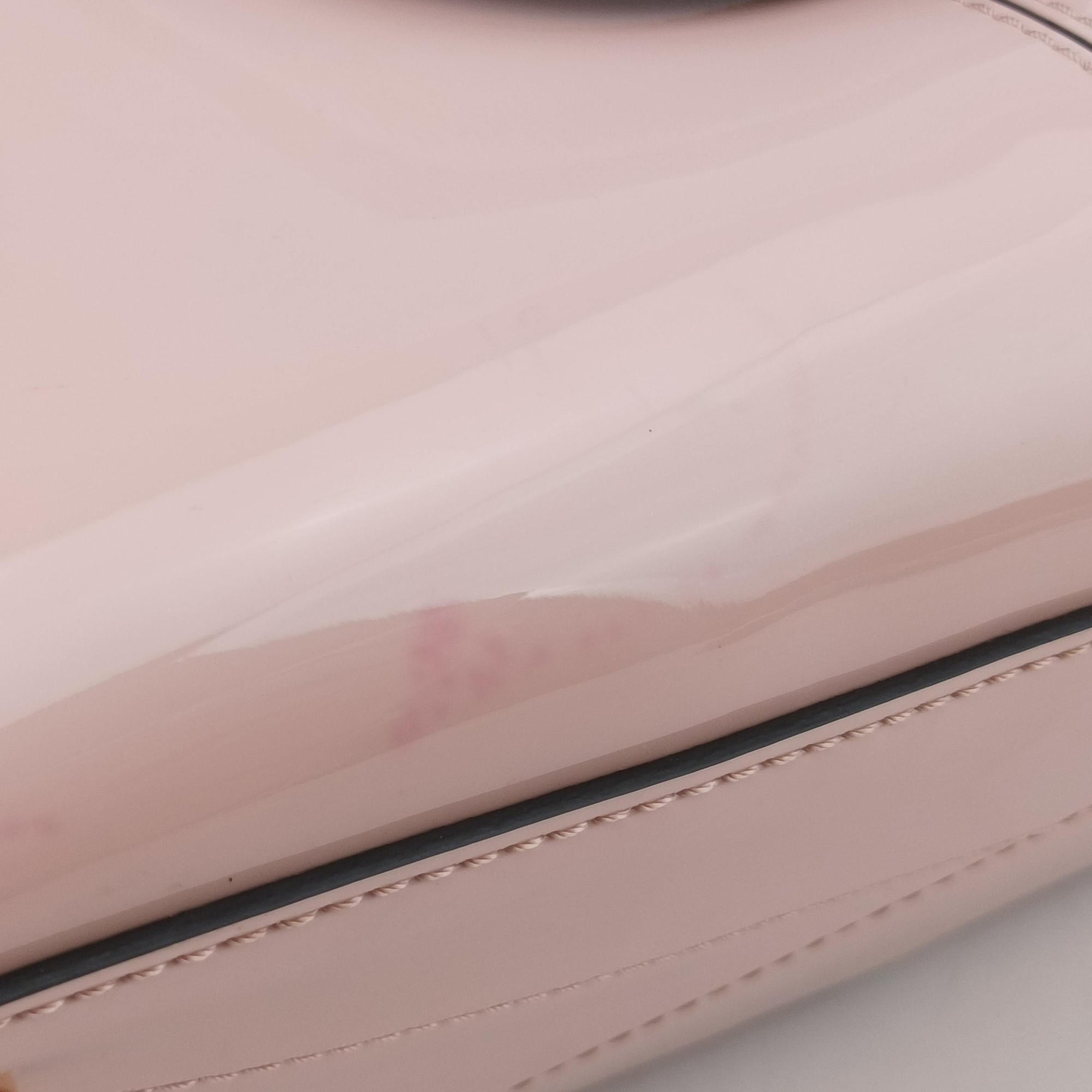 Pre-owned Louis Vuitton Tote Miroir Rose Ballerine Vernis M54639 shoulderbag | stylenewstar
