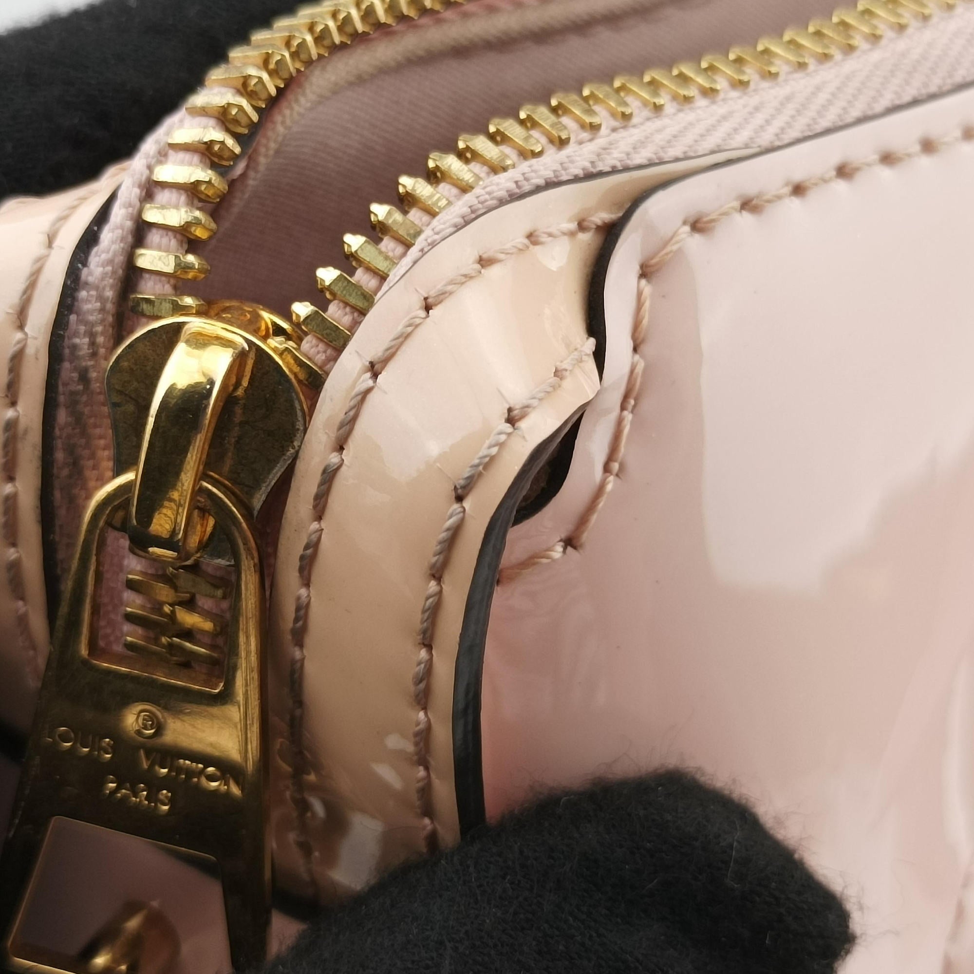 Pre-owned Louis Vuitton Tote Miroir Rose Ballerine Vernis M54639 shoulderbag | stylenewstar