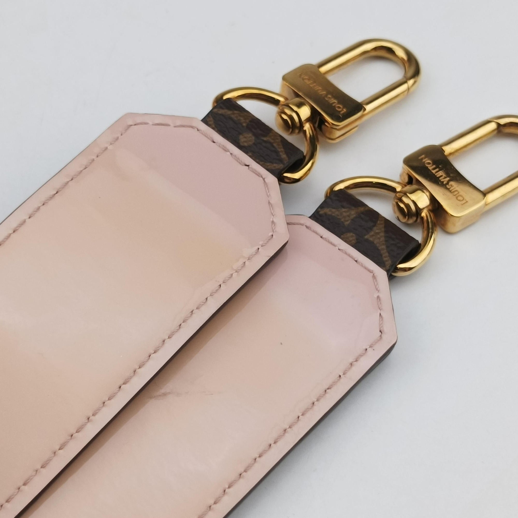 Pre-owned Louis Vuitton Tote Miroir Rose Ballerine Vernis M54639 shoulderbag | stylenewstar
