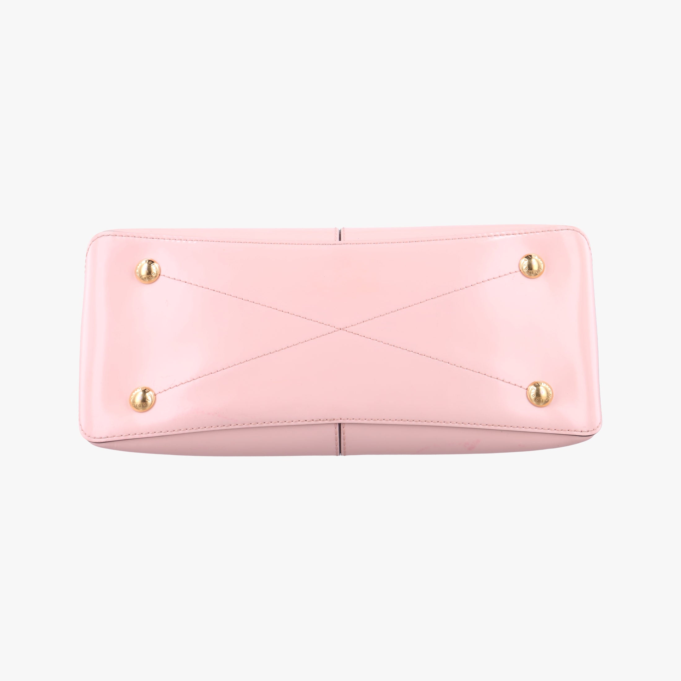 Pre-owned Louis Vuitton Tote Miroir Rose Ballerine Vernis M54639 shoulderbag | stylenewstar