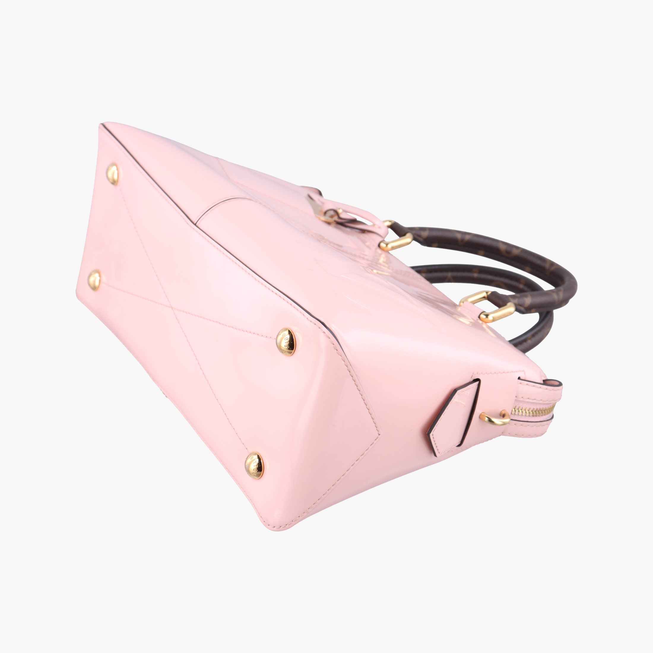 Pre-owned Louis Vuitton Tote Miroir Rose Ballerine Vernis M54639 shoulderbag | stylenewstar