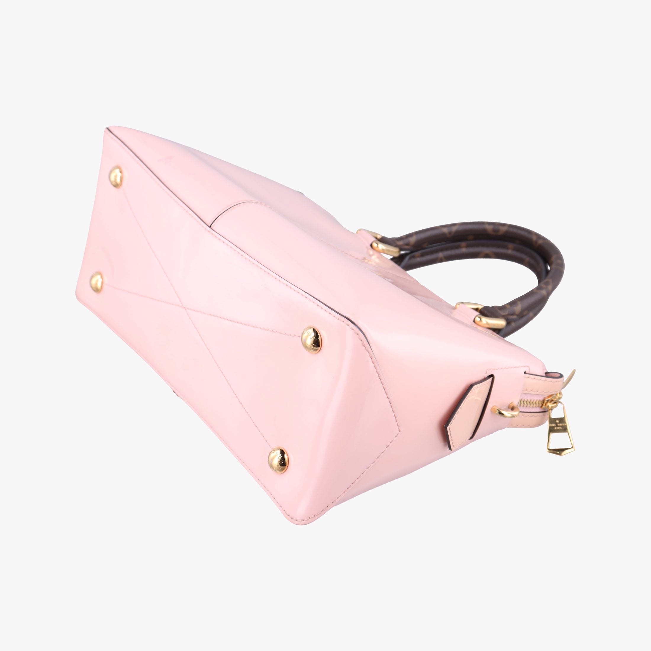 Pre-owned Louis Vuitton Tote Miroir Rose Ballerine Vernis M54639 shoulderbag | stylenewstar