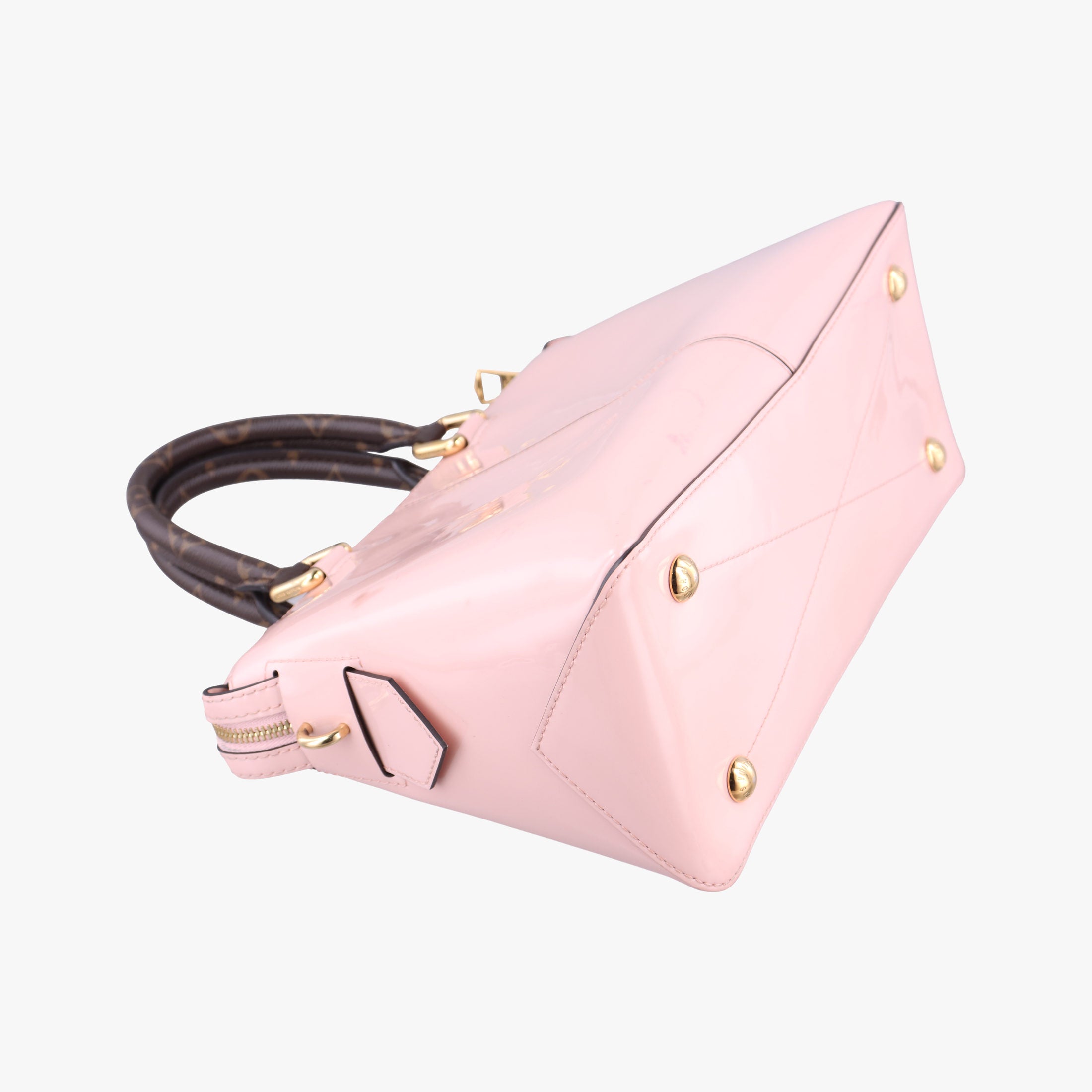 Pre-owned Louis Vuitton Tote Miroir Rose Ballerine Vernis M54639 shoulderbag | stylenewstar