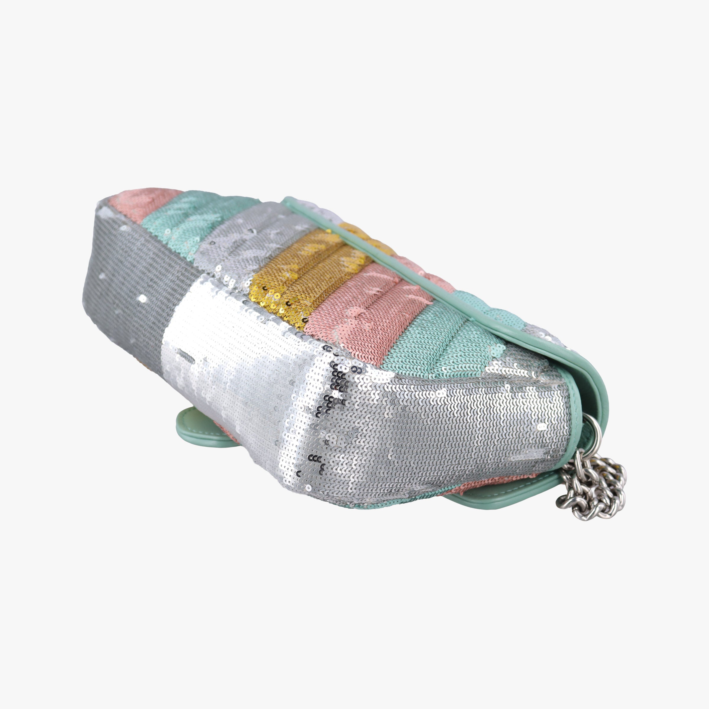 Secondhand Gucci GG Marmont Multicolour Sequins 443497 shoulderbag | stylenewstar