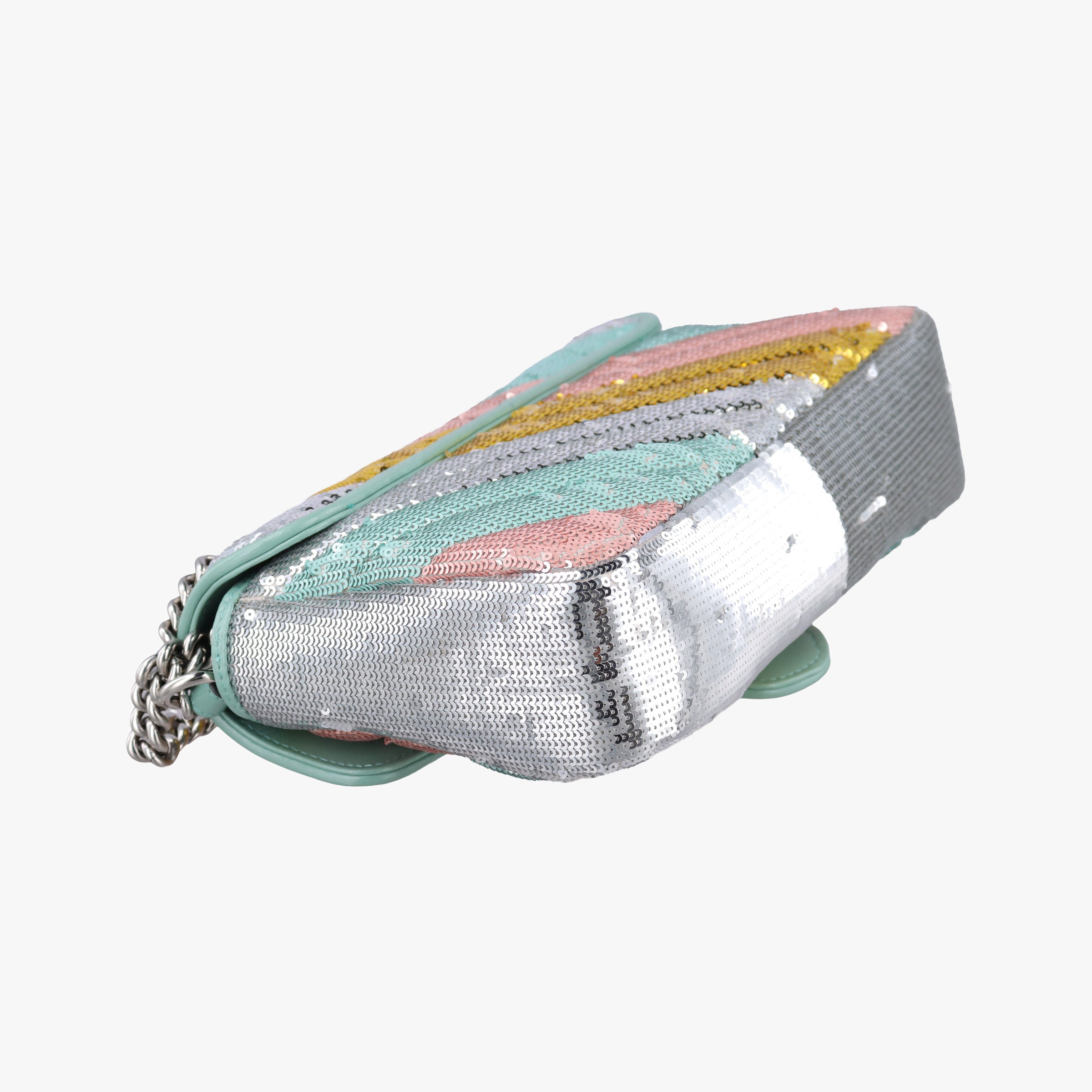 Secondhand Gucci GG Marmont Multicolour Sequins 443497 shoulderbag | stylenewstar