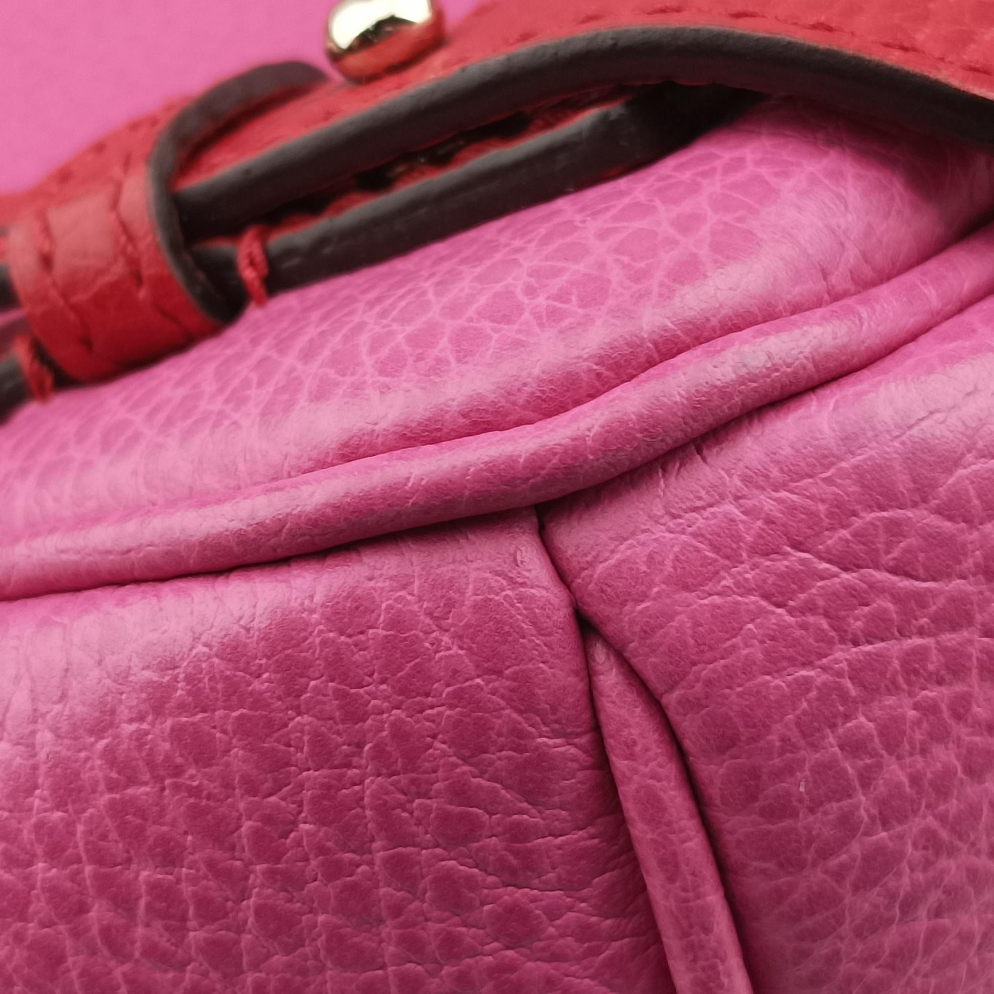 Pre-owned Gucci Soho Rose×red Leather 431570 backpack/rucksack | stylenewstar