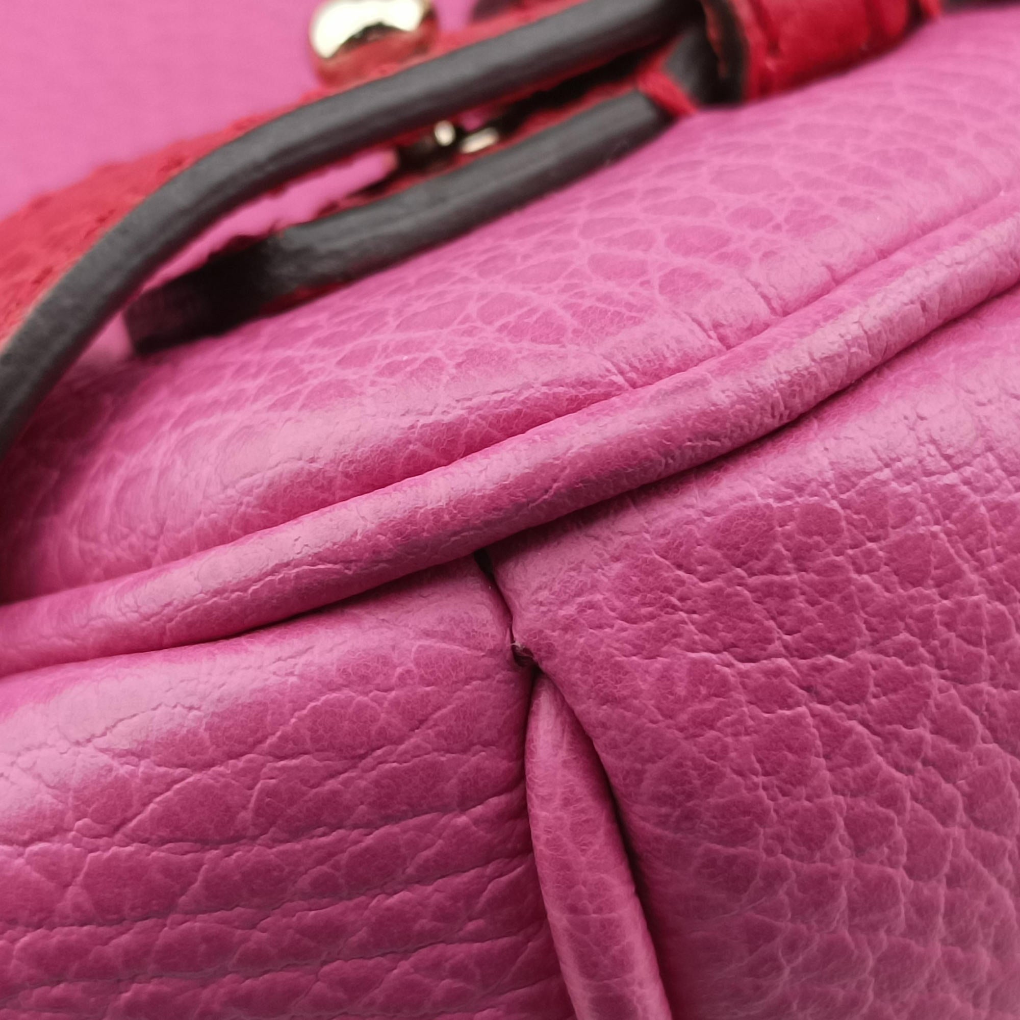 Pre-owned Gucci Soho Rose×red Leather 431570 backpack/rucksack | stylenewstar