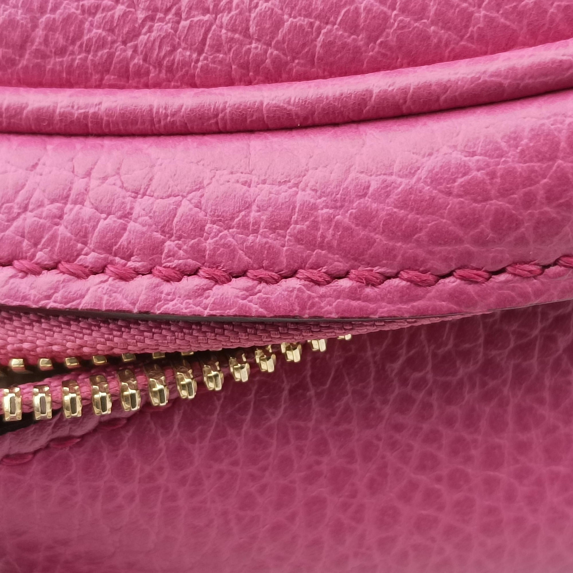 Pre-owned Gucci Soho Rose×red Leather 431570 backpack/rucksack | stylenewstar