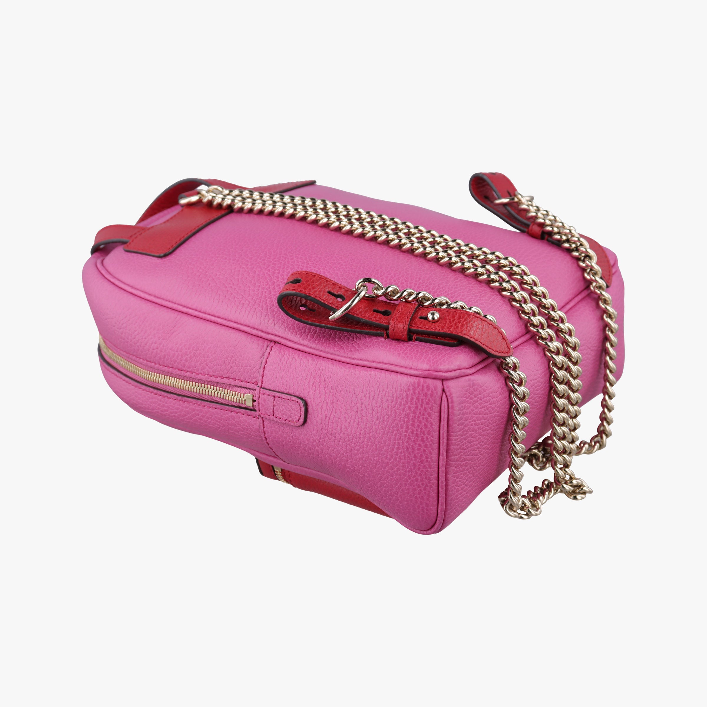 Pre-owned Gucci Soho Rose×red Leather 431570 backpack/rucksack | stylenewstar