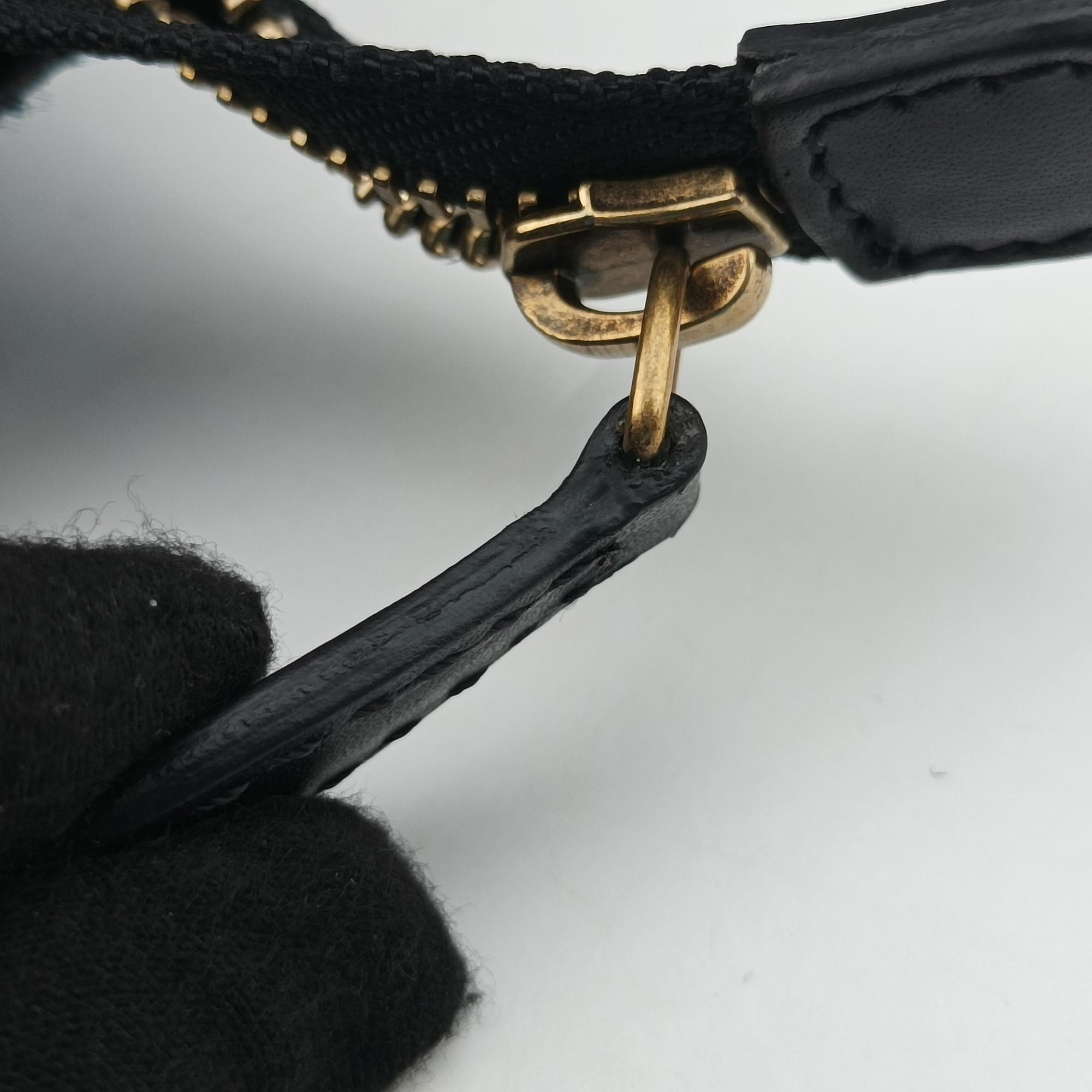 Pre-owned Celine luggage nano shopper Black×Yellow×Blue Leather × Horsehair  shoulderbag | stylenewstar