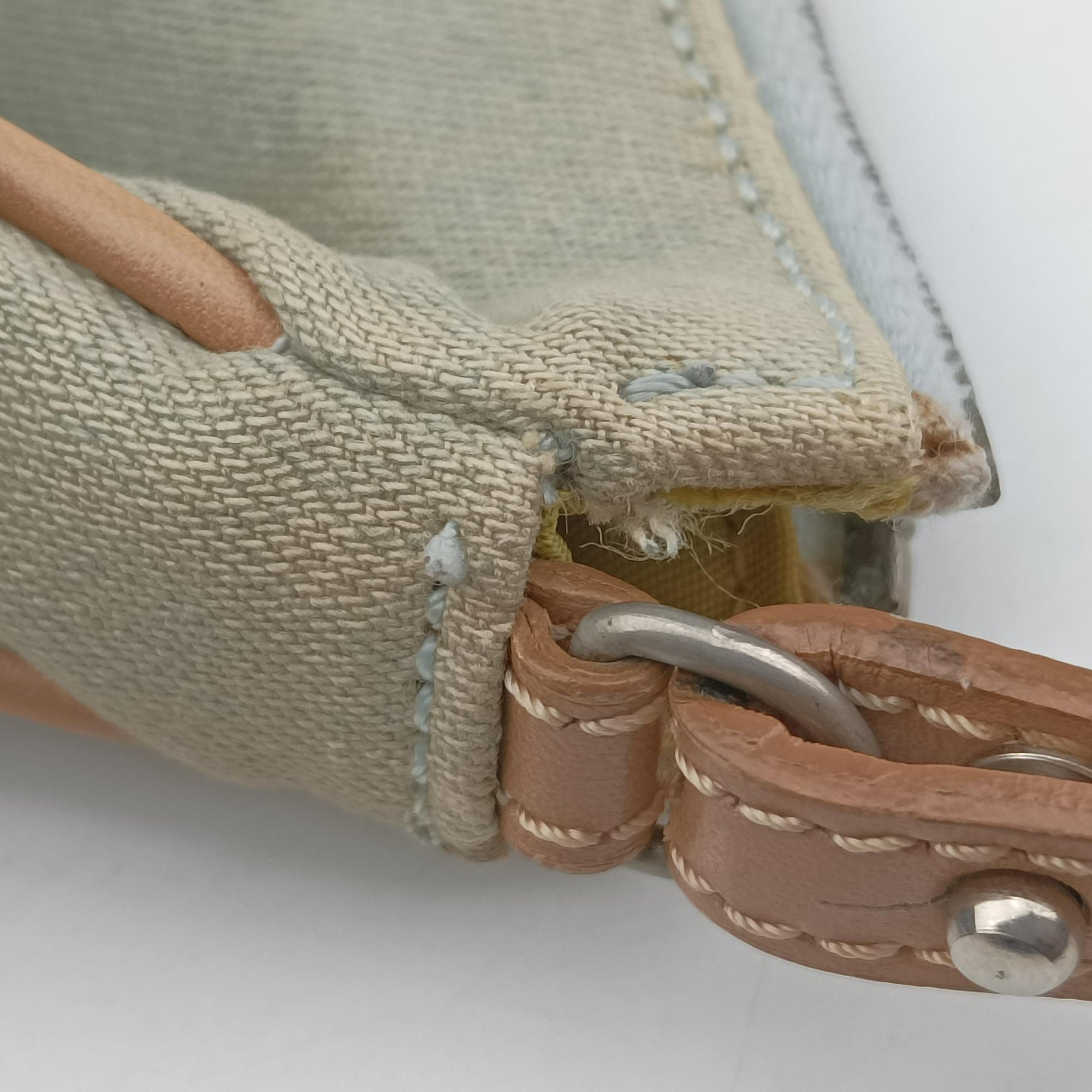 Secondhand Christian Dior Saddle Blue fabric  handbag | stylenewstar