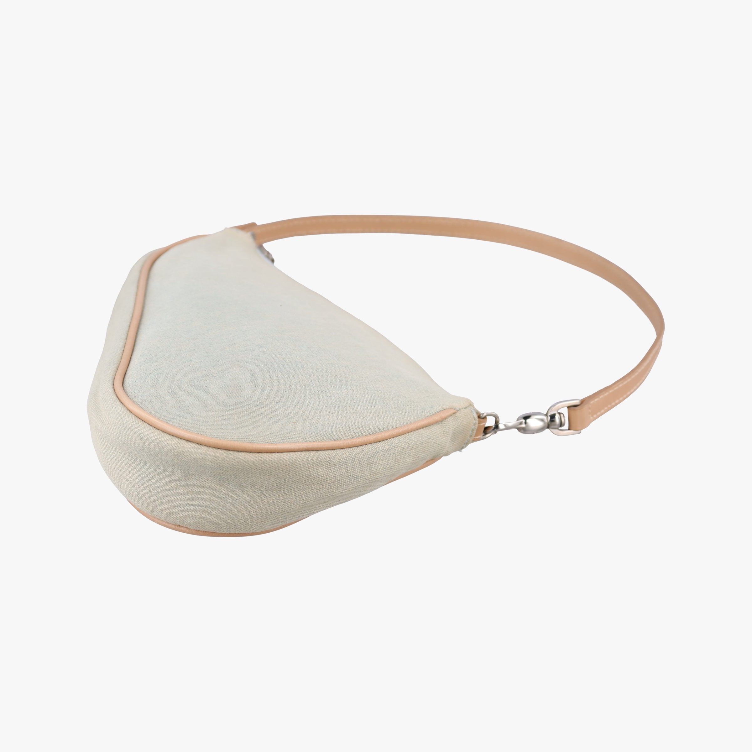 Secondhand Christian Dior Saddle Blue fabric  handbag | stylenewstar