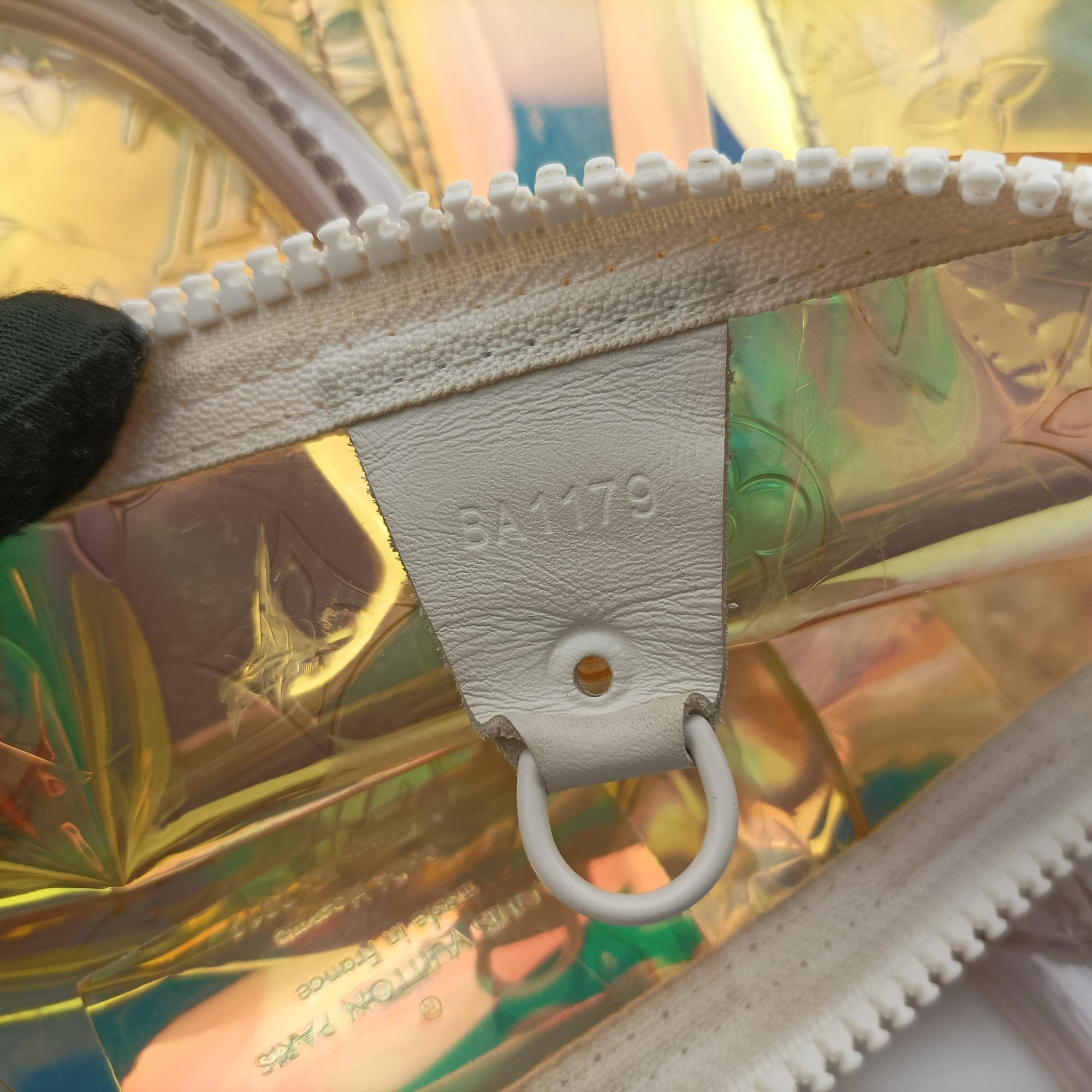 Pre-owned Louis Vuitton Keepall Bandouliere 50 aurora Monogram Prism M53271 shoulderbag | stylenewstar