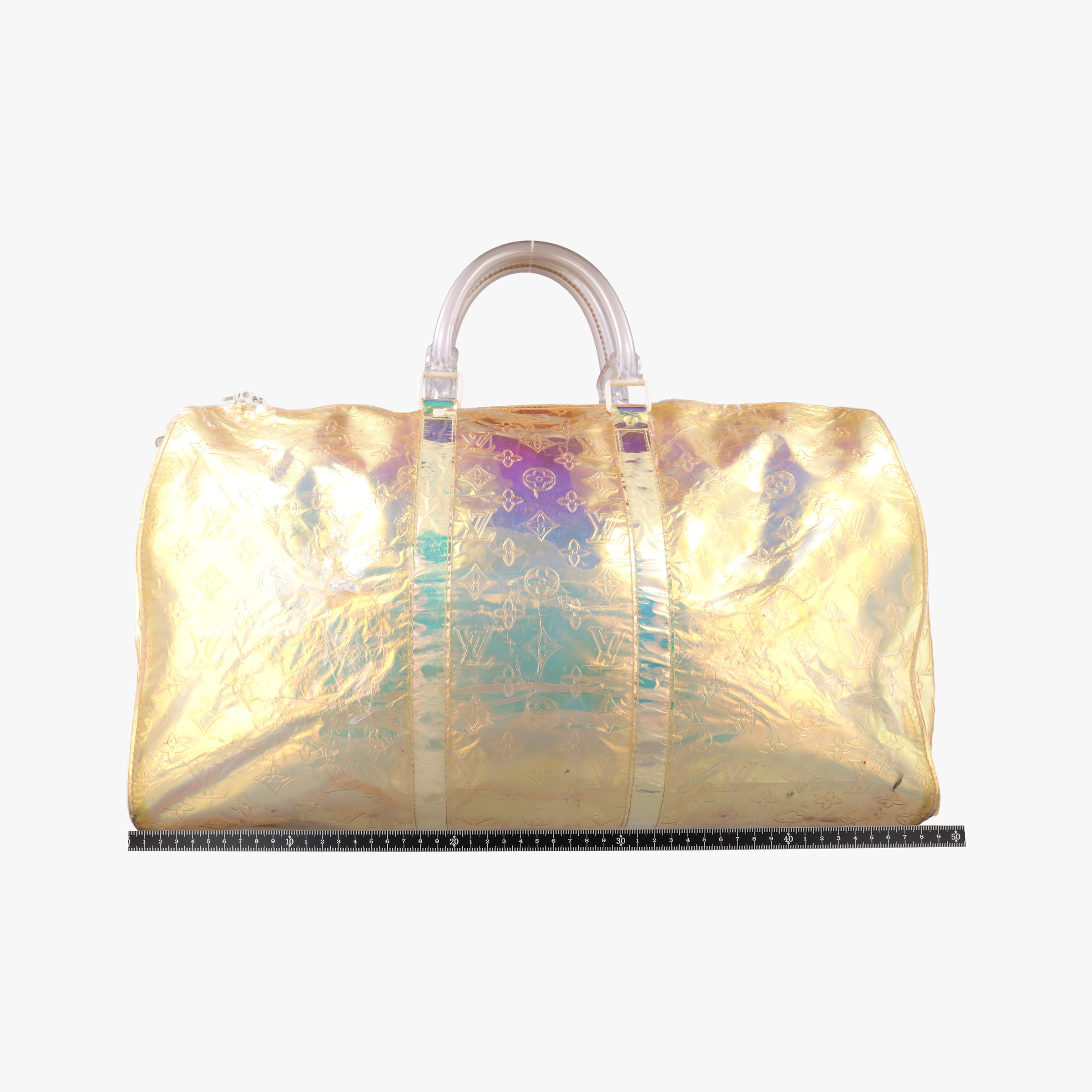 Pre-owned Louis Vuitton Keepall Bandouliere 50 aurora Monogram Prism M53271 shoulderbag | stylenewstar