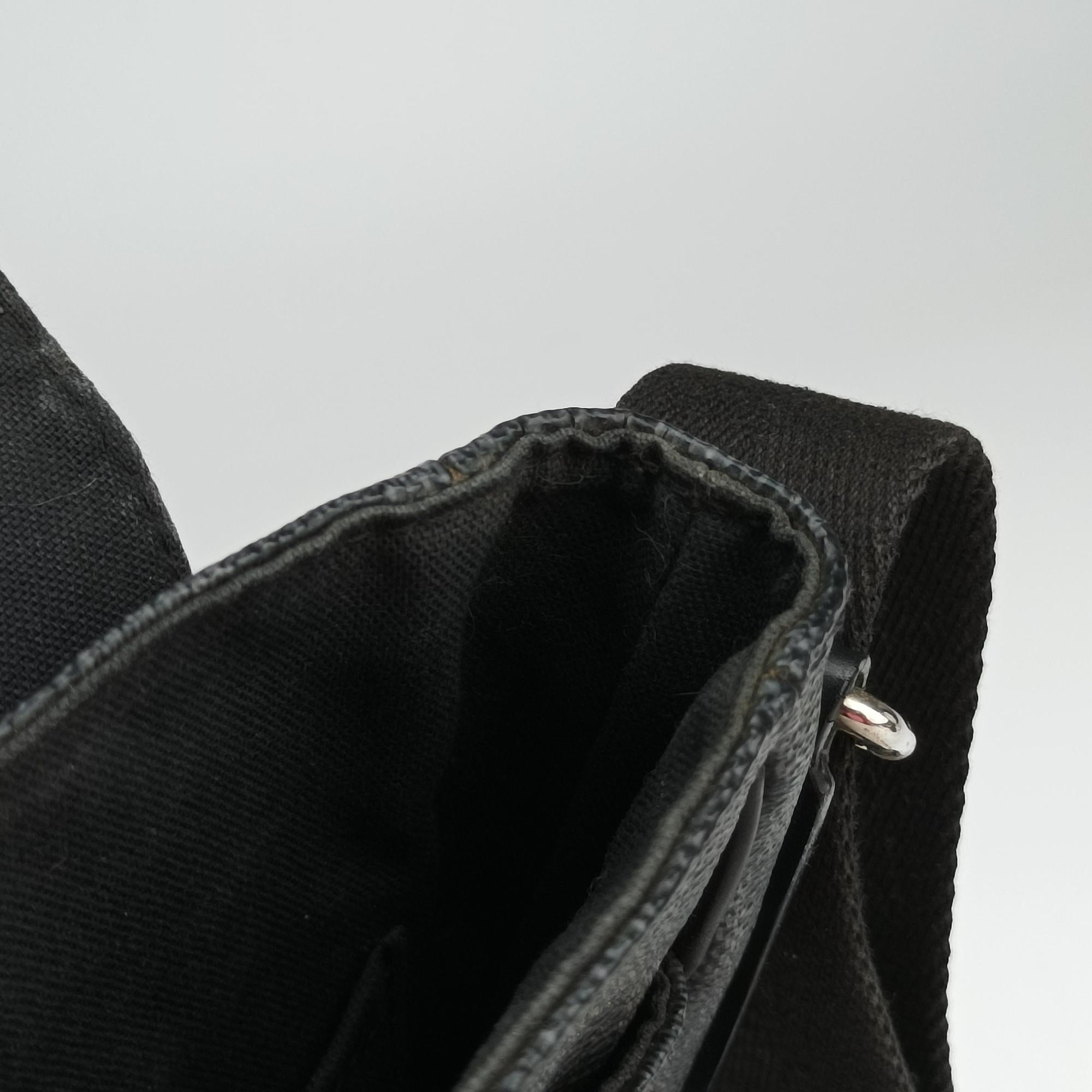 Vintage Louis Vuitton DANIEL MM Noir Damier GRAPHITE N58029 shoulderbag | stylenewstar