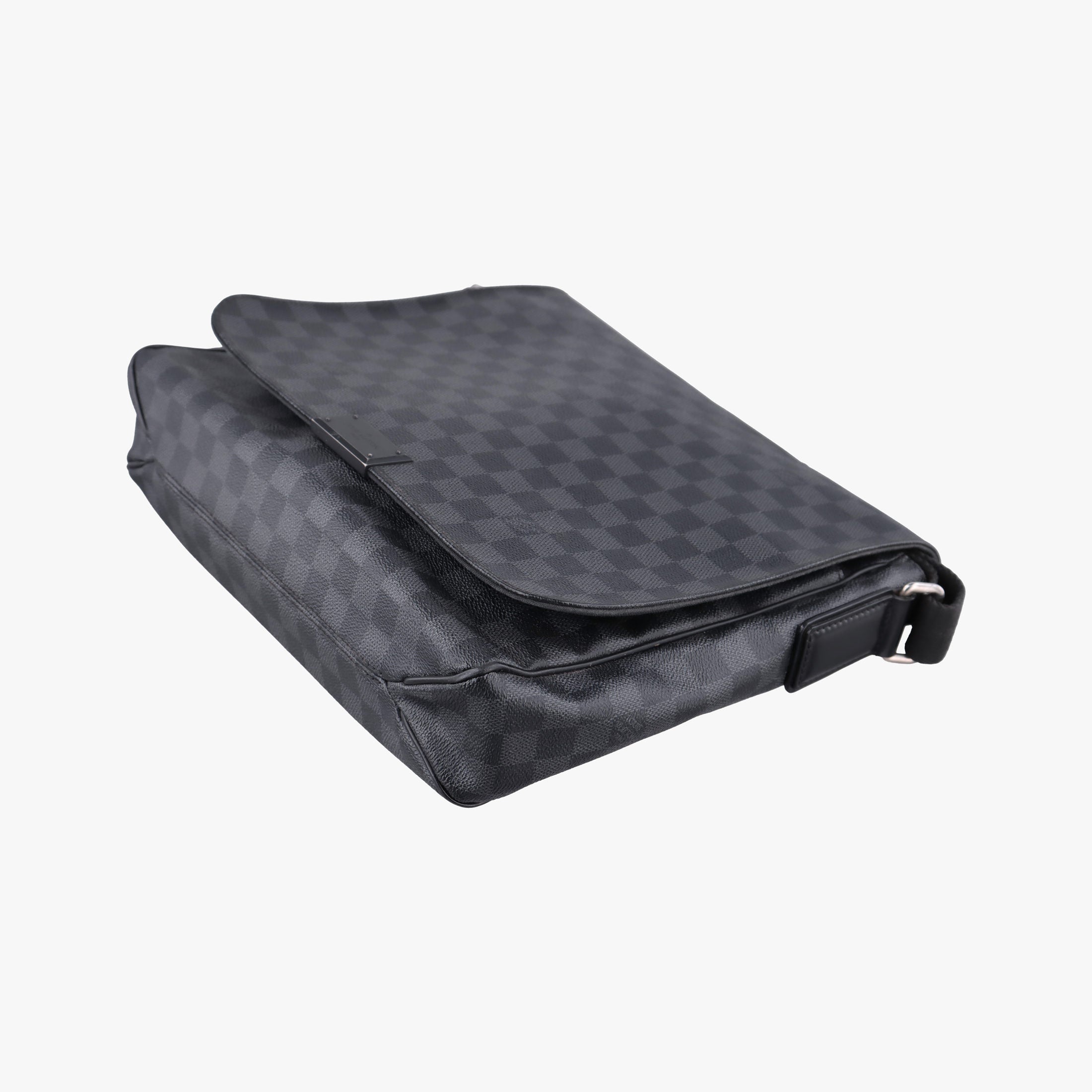 Vintage Louis Vuitton DANIEL MM Noir Damier GRAPHITE N58029 shoulderbag | stylenewstar