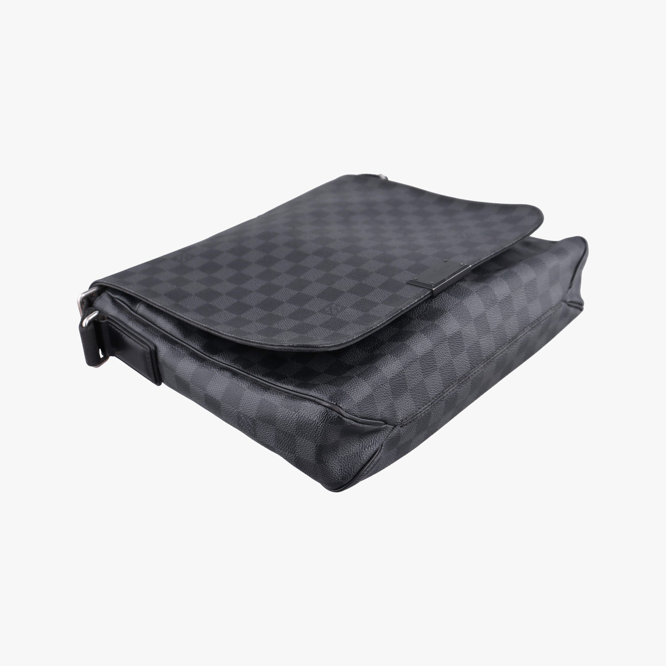 Vintage Louis Vuitton DANIEL MM Noir Damier GRAPHITE N58029 shoulderbag | stylenewstar