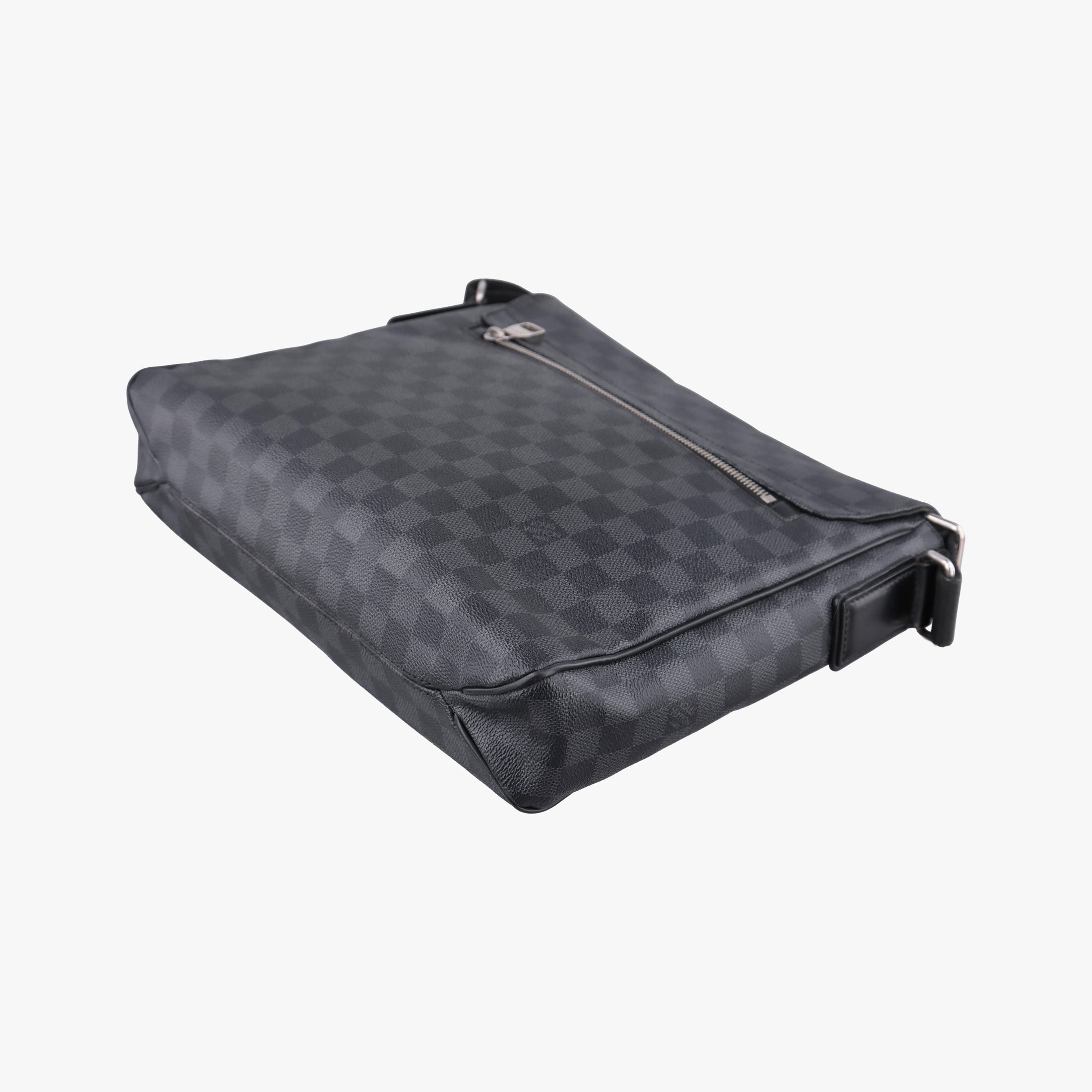 Vintage Louis Vuitton DANIEL MM Noir Damier GRAPHITE N58029 shoulderbag | stylenewstar