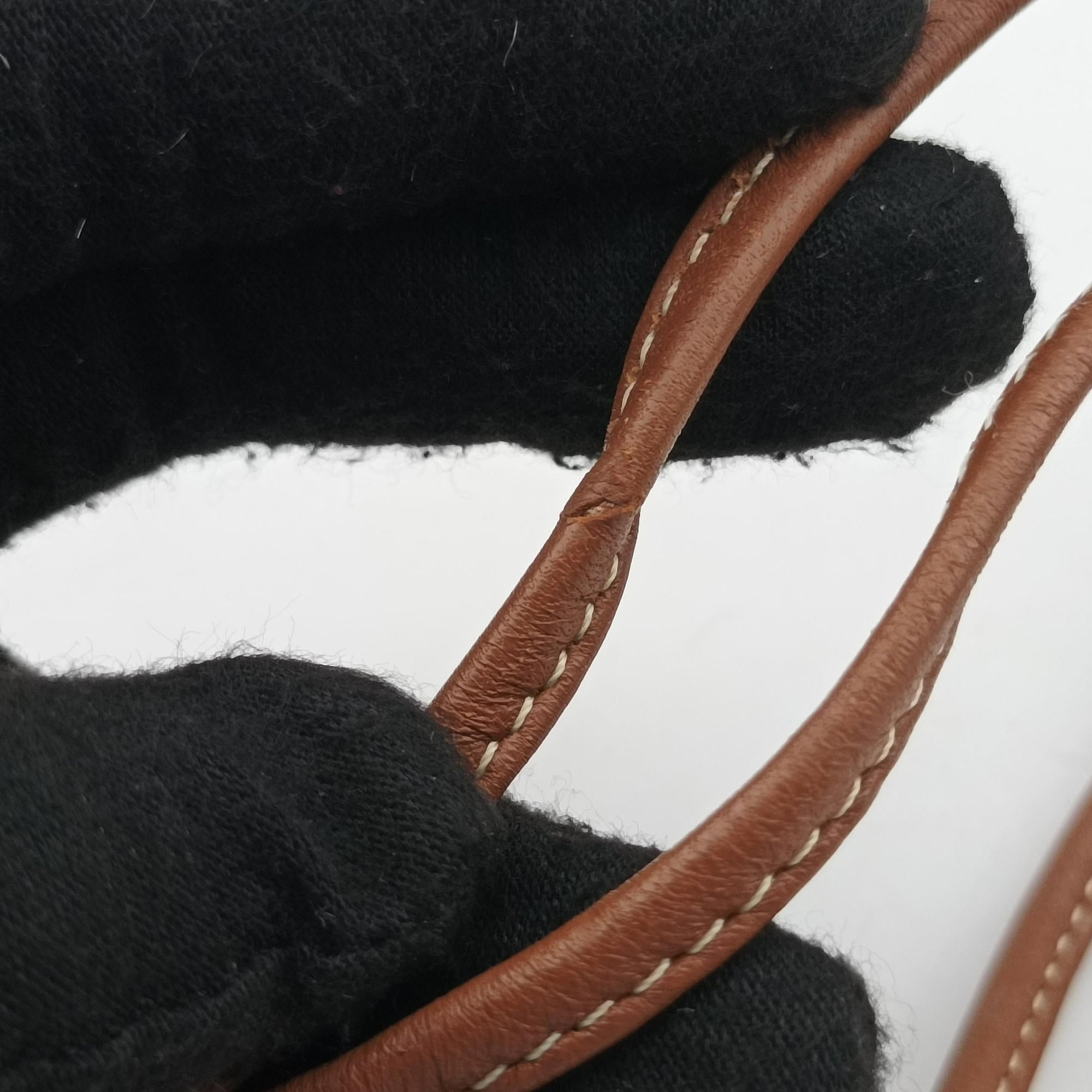 Pre-owned Celine Triomphe Phone Pouch Brown PVC coated canvas×Leather  shoulderbag | stylenewstar