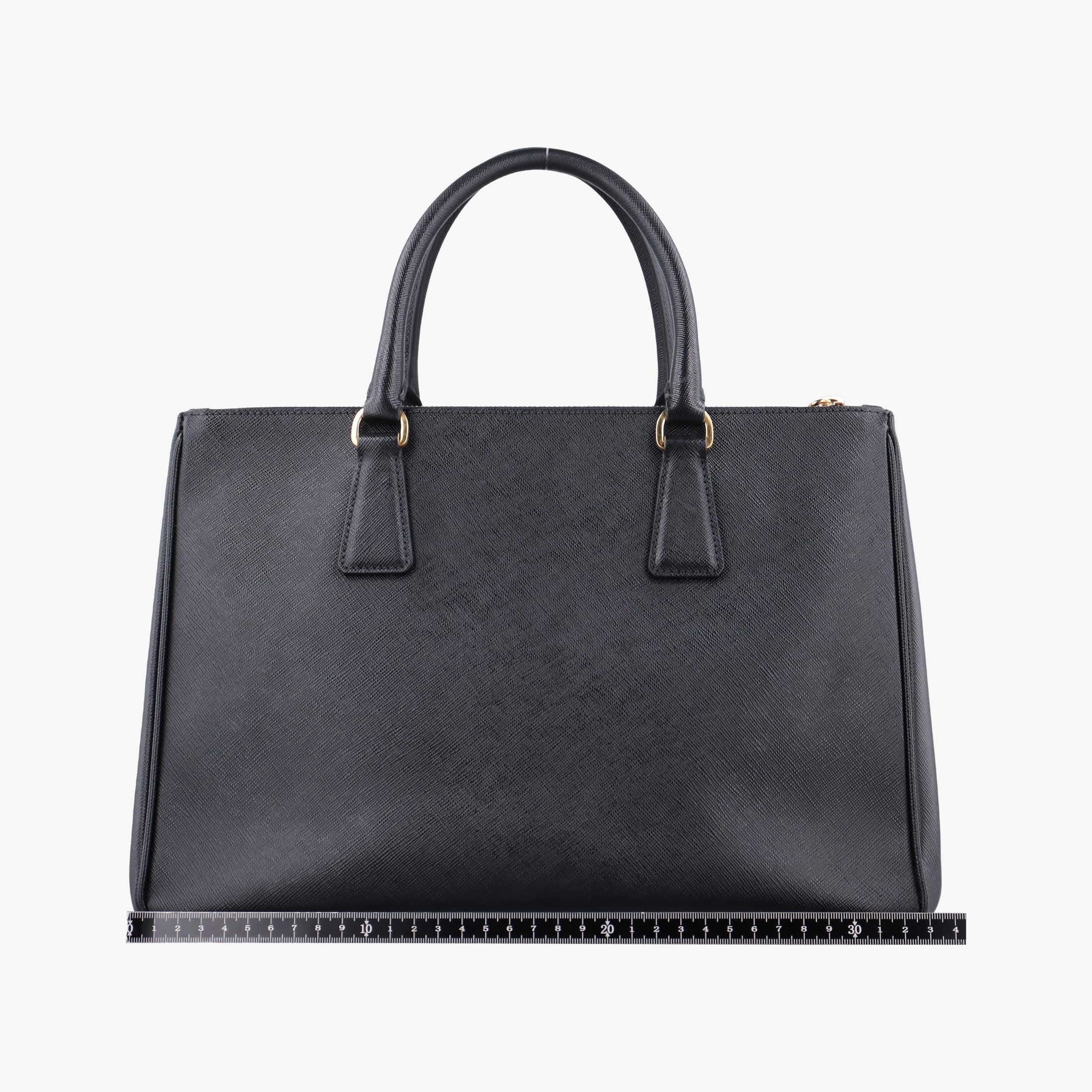 Pre-owned Prada Galleria Black SAFFIANO Leather BN2274 handbag | stylenewstar