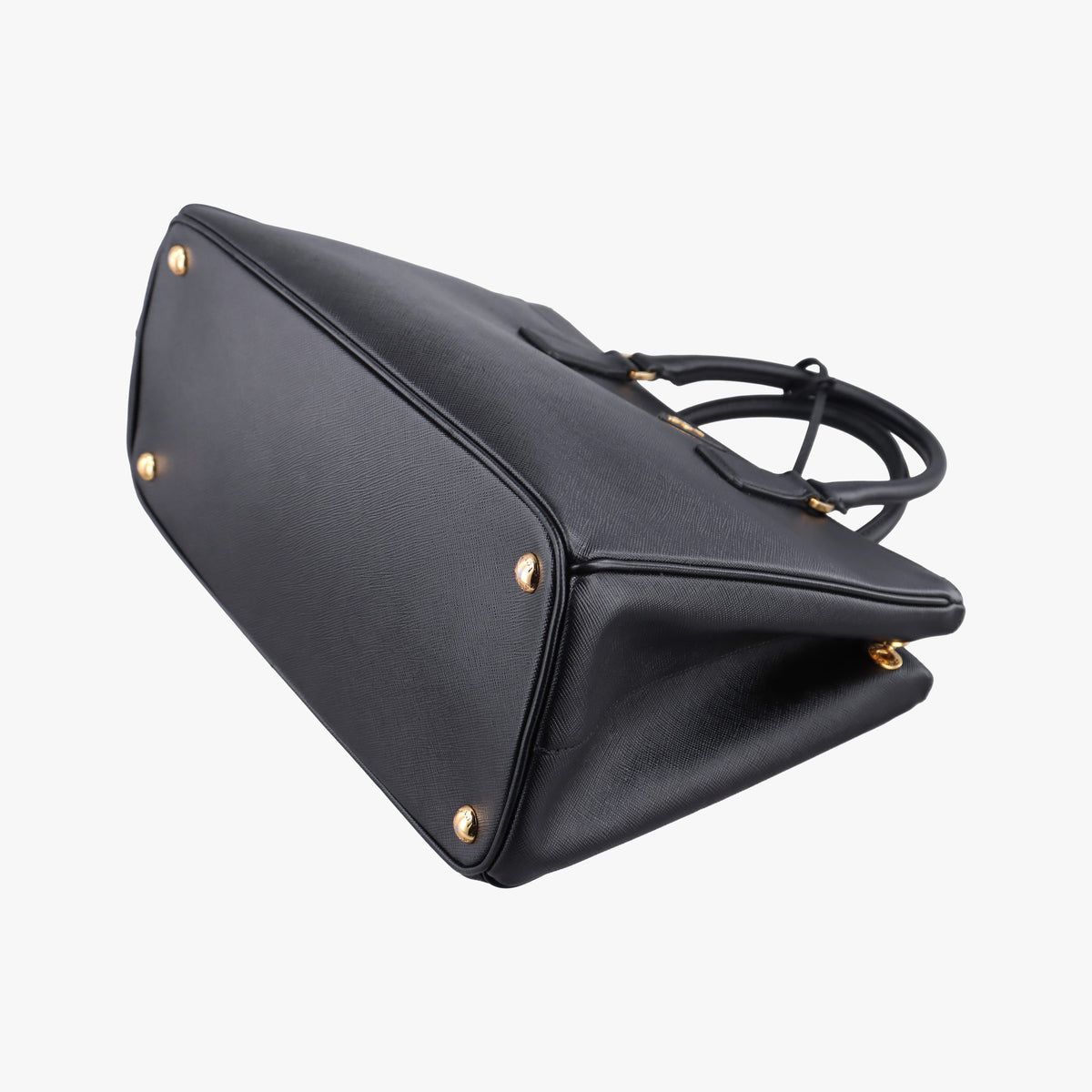 Pre-owned Prada Galleria Black SAFFIANO Leather BN2274 handbag | stylenewstar