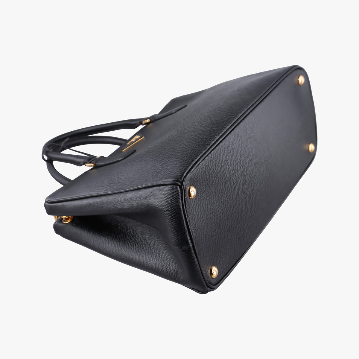 Pre-owned Prada Galleria Black SAFFIANO Leather BN2274 handbag | stylenewstar