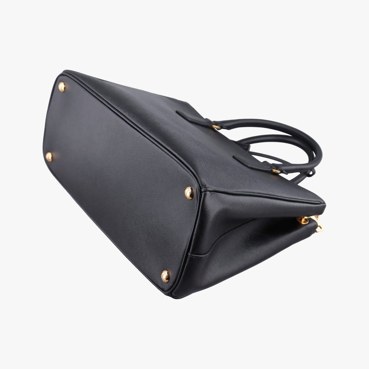 Pre-owned Prada Galleria Black SAFFIANO Leather BN2274 handbag | stylenewstar