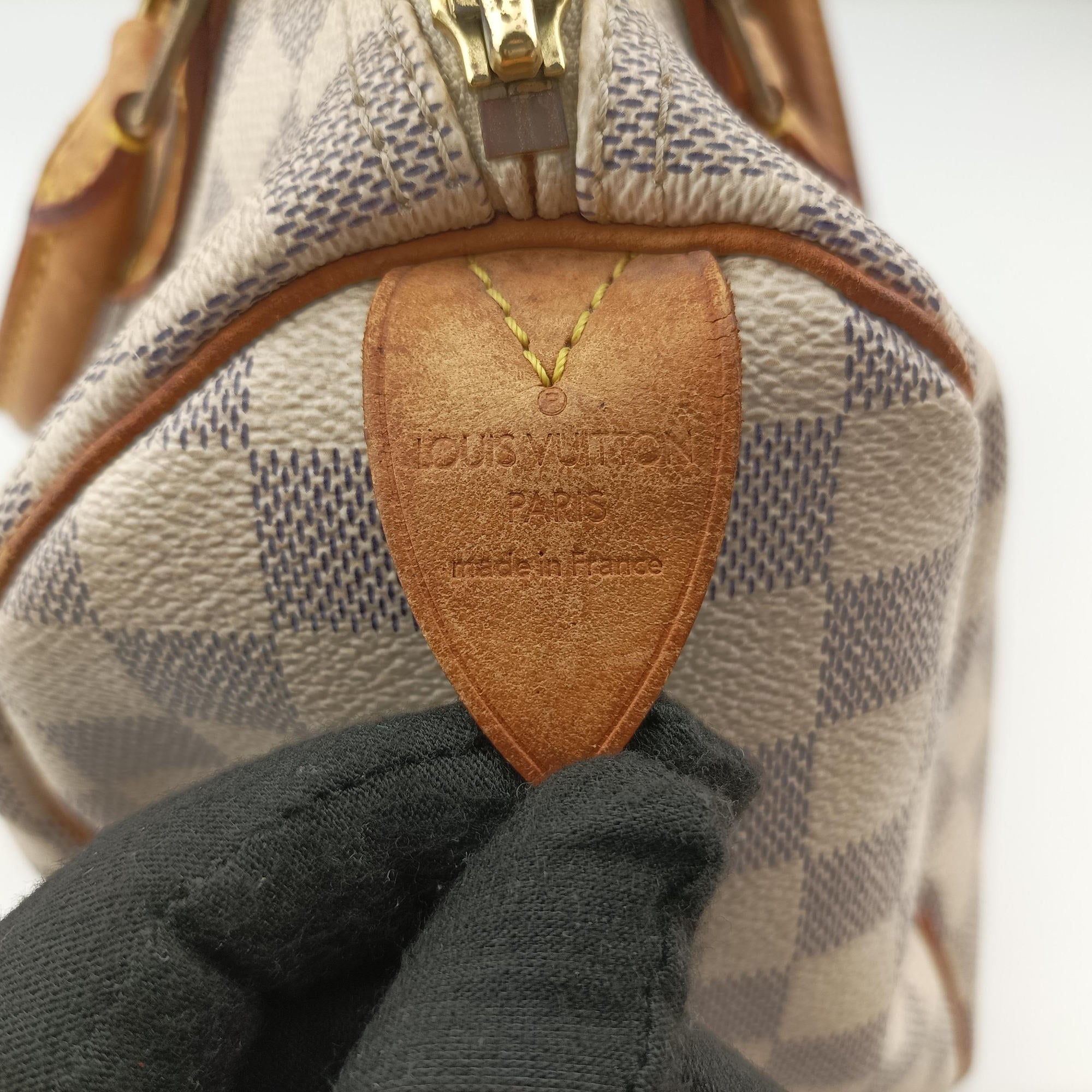 Pre-owned Louis Vuitton Speedy 25 AZUR Damier Canvas N41534 handbag | stylenewstar