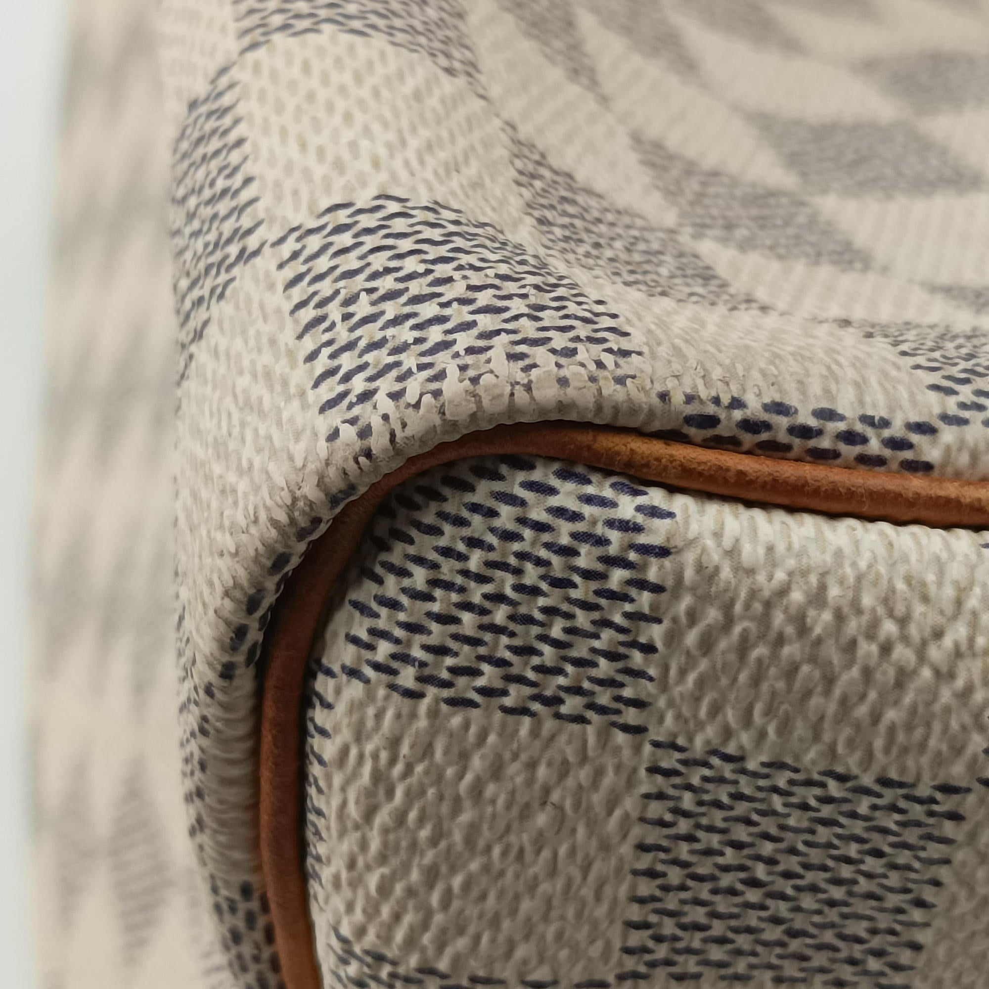Pre-owned Louis Vuitton Speedy 25 AZUR Damier Canvas N41534 handbag | stylenewstar